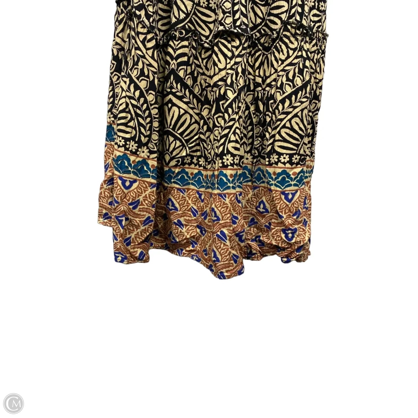Dress Casual Midi By Angie In Black & Cream, Size: S