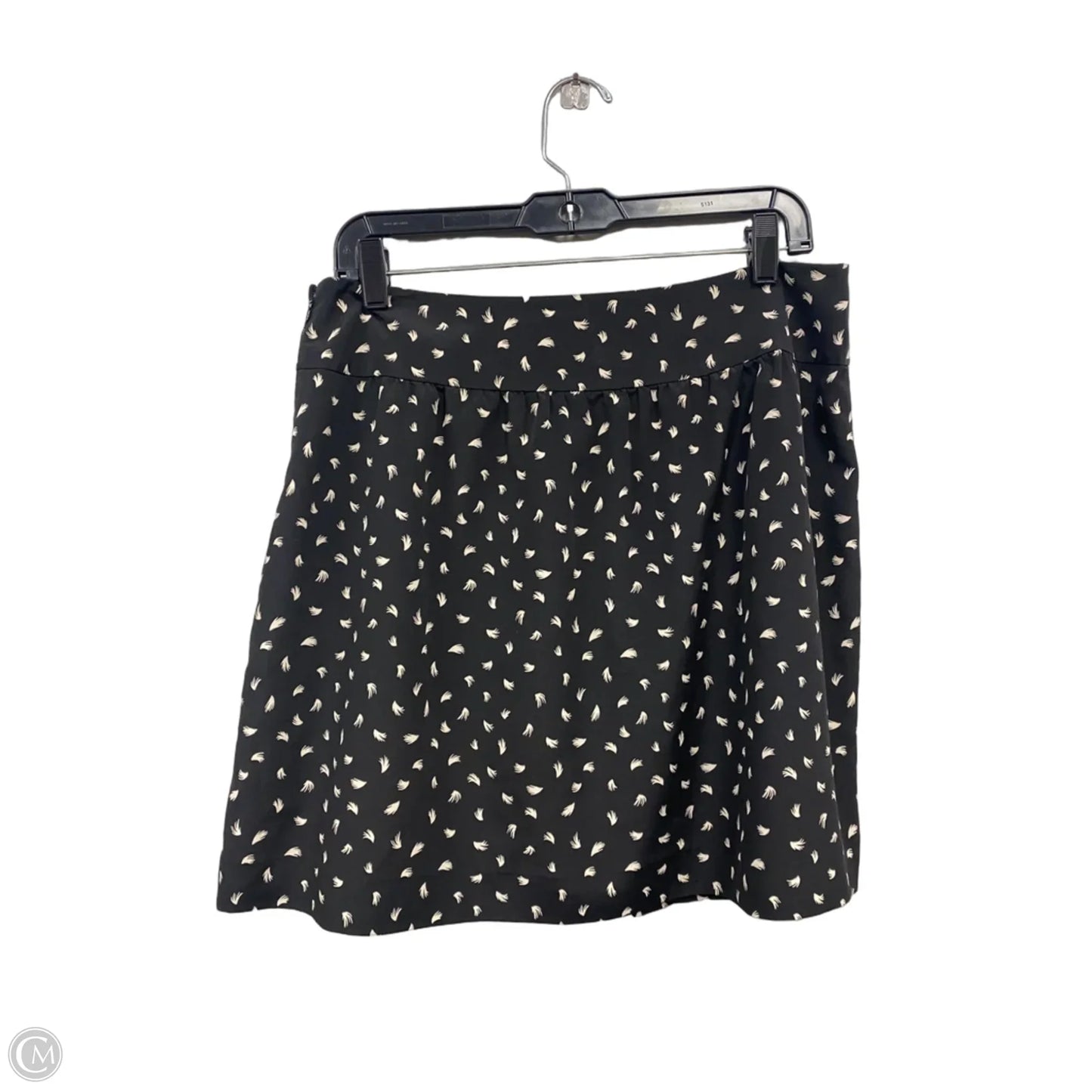 Skirt Mini & Short By Loft In Black & Cream, Size: 10p