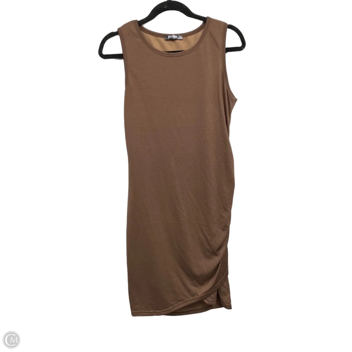 Dress Casual Midi By Btfbm In Brown, Size: M