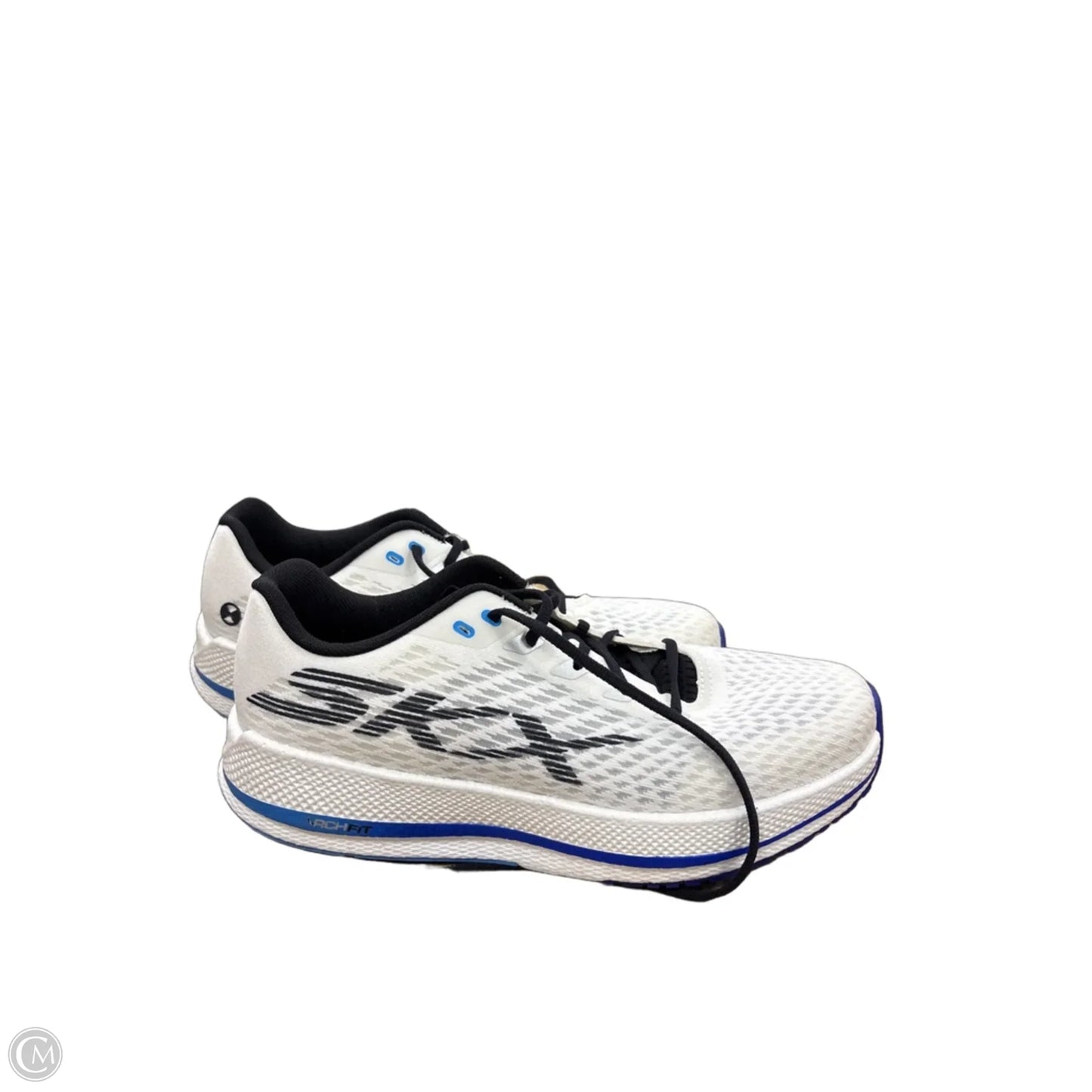 Shoes Athletic By Skechers In Blue & White, Size: 9.5