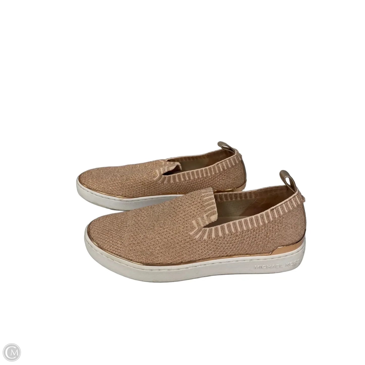 Shoes Flats By Michael By Michael Kors In Pink & White, Size: 7