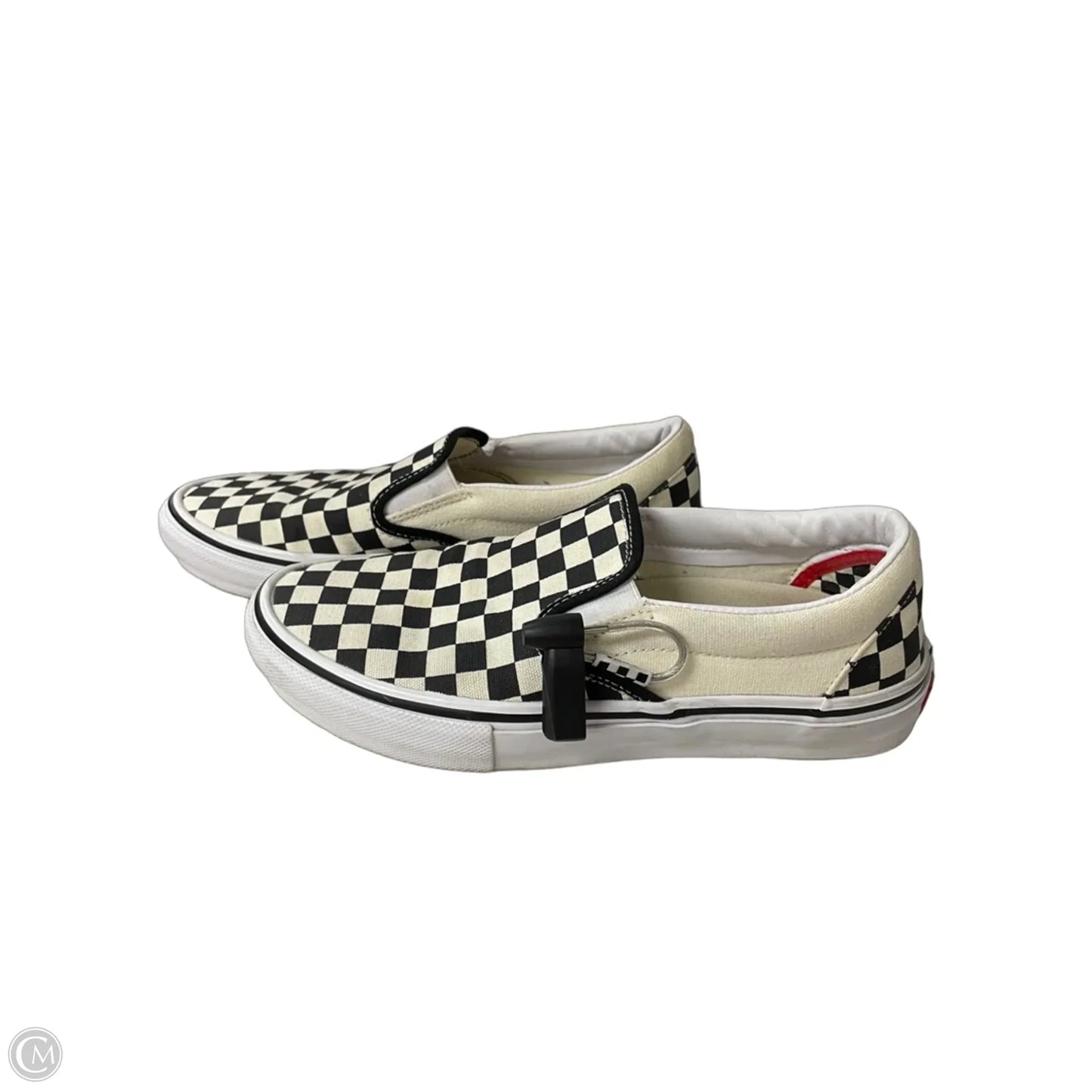 Shoes Sneakers By Vans In Black & White, Size: 10