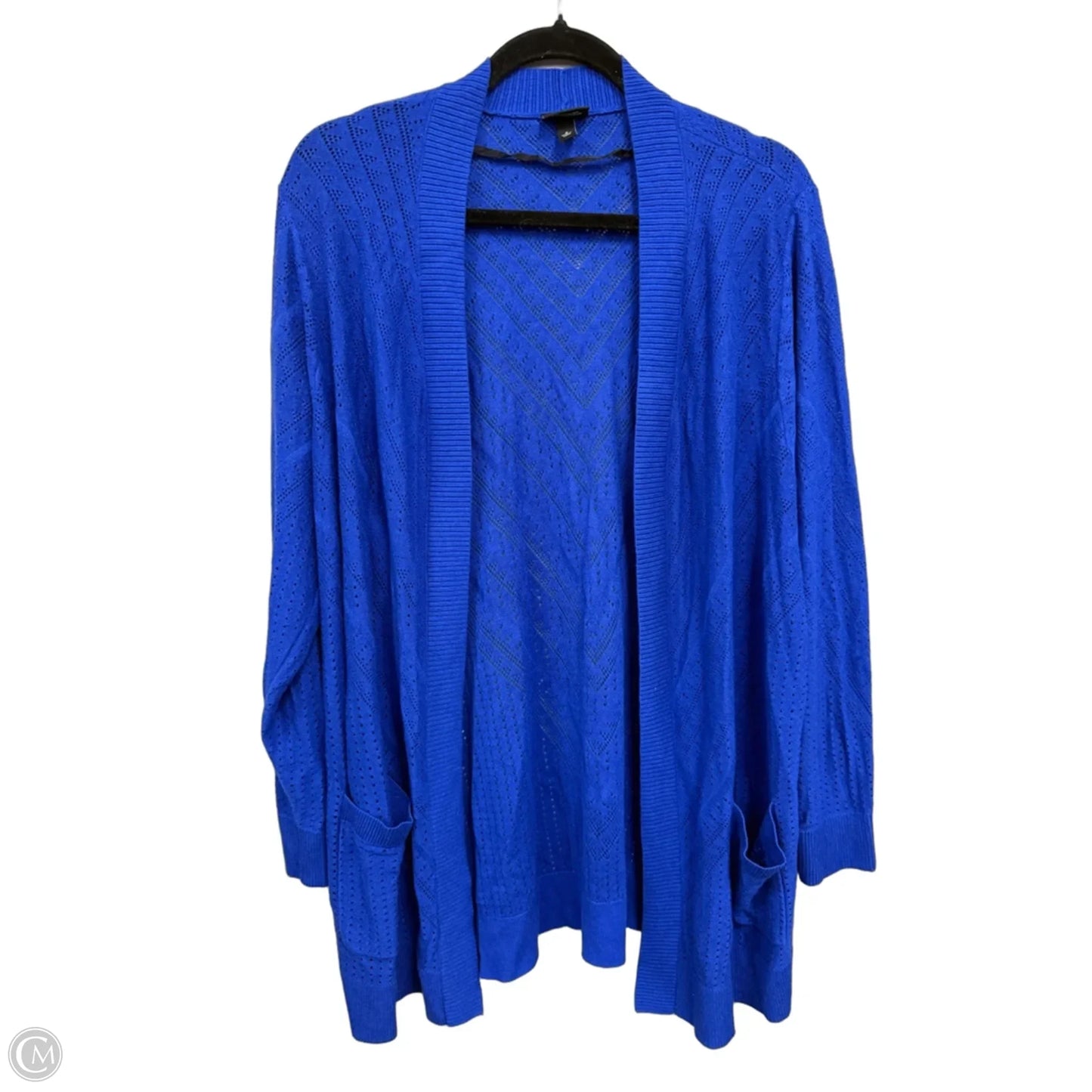 Sweater Cardigan By Torrid In Blue, Size: Xl