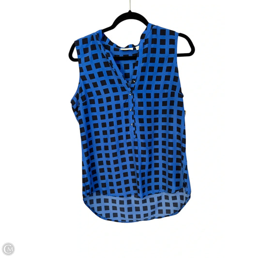 Blouse Sleeveless By New York And Co In Geometric Pattern, Size: M