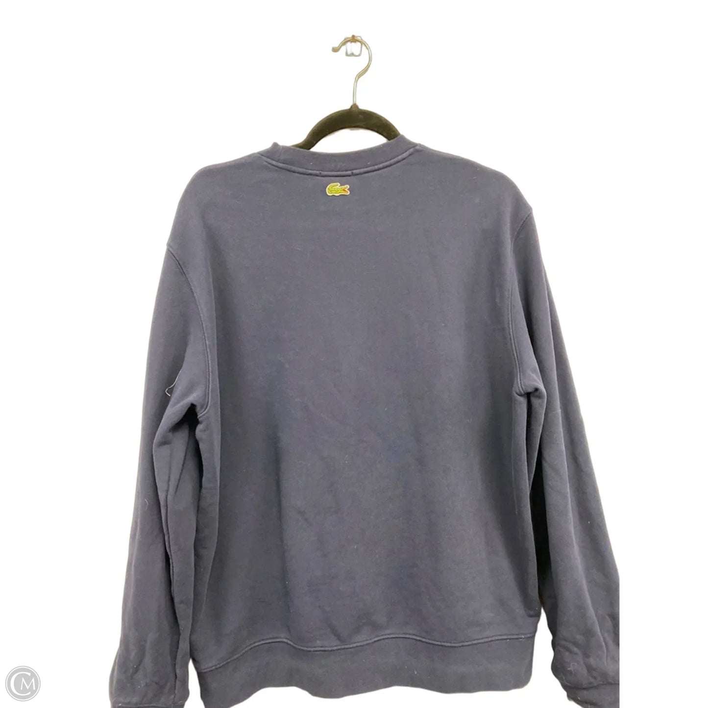 Sweatshirt Crewneck By Lacoste In Blue, Size: Xl