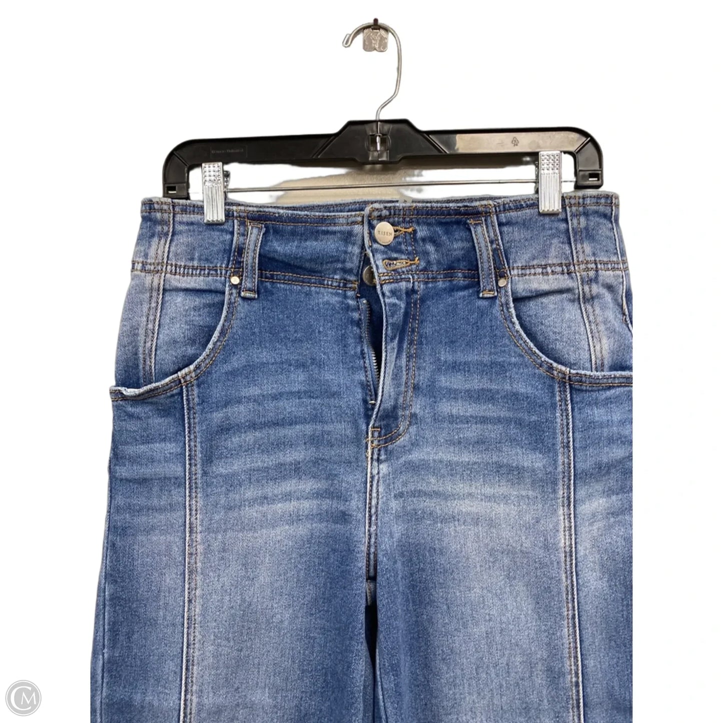 Jeans Wide Leg By Risen In Blue, Size: 4
