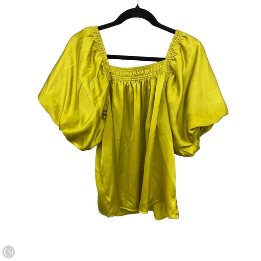 Top Short Sleeve By Entro In Green, Size: M