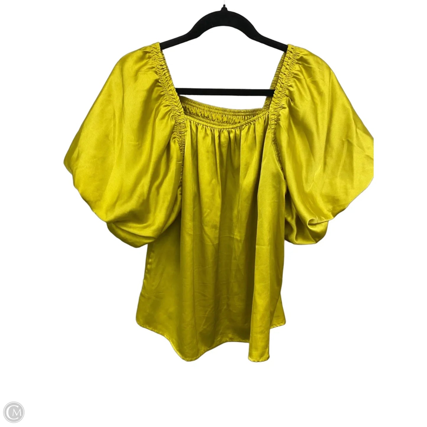 Top Short Sleeve By Entro In Green, Size: M