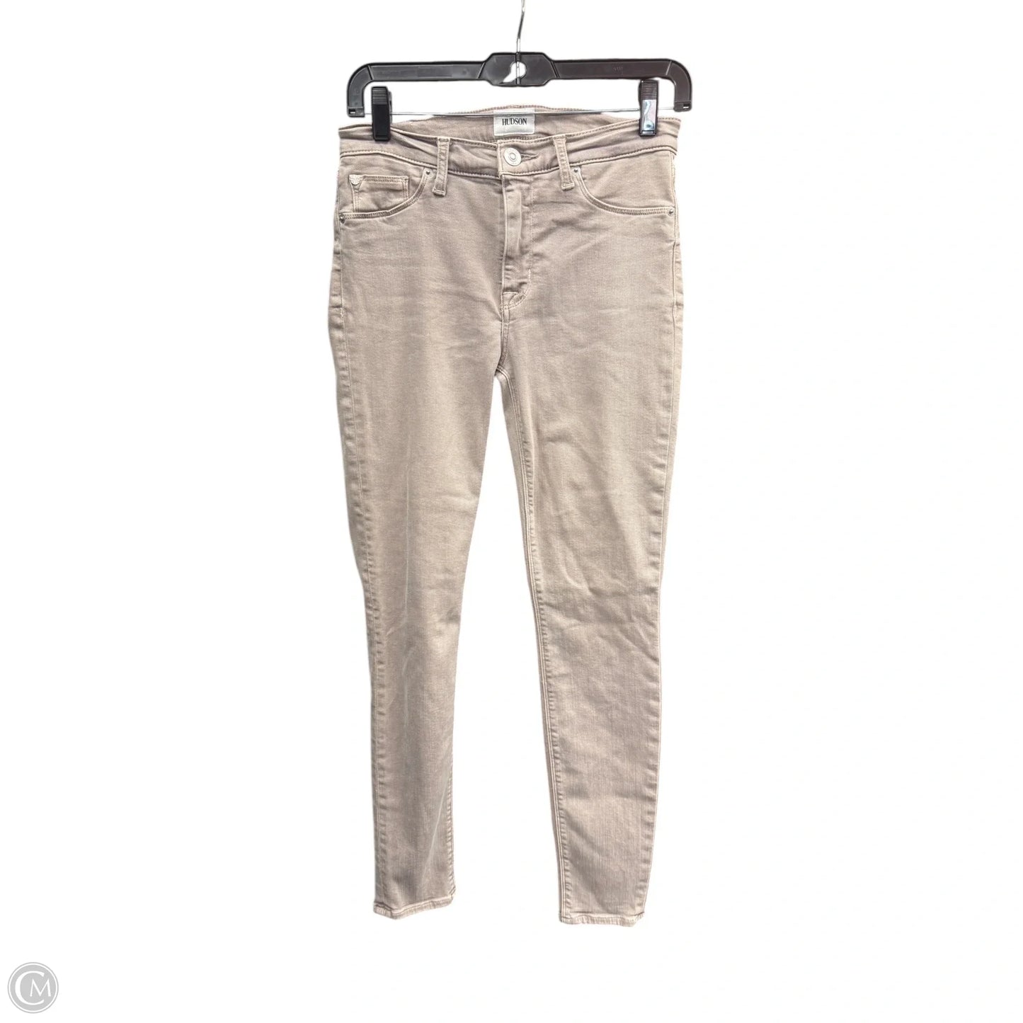 Jeans Skinny By Hudson In Taupe, Size: 4