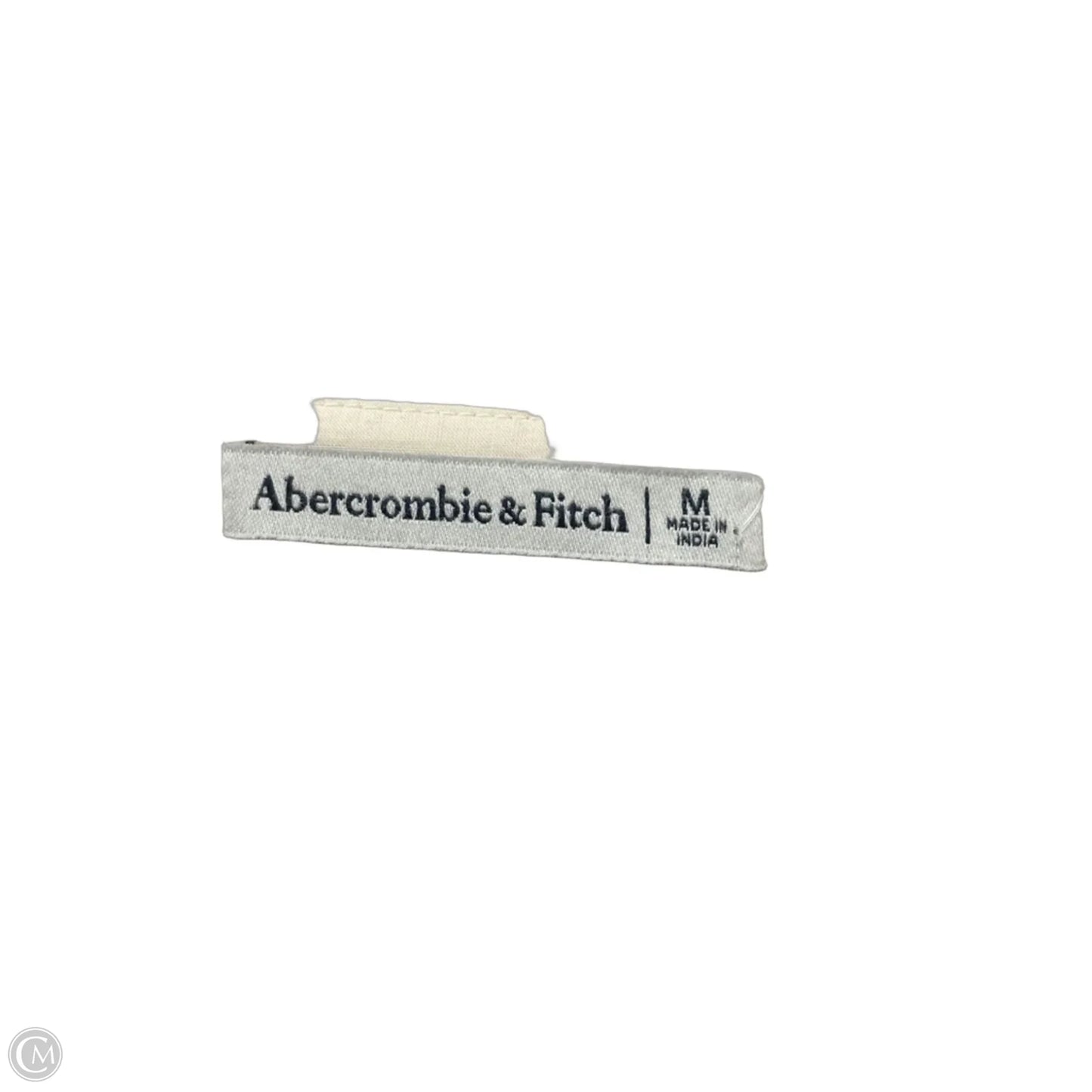 Dress Casual Short By Abercrombie And Fitch In Cream & Pink, Size: M