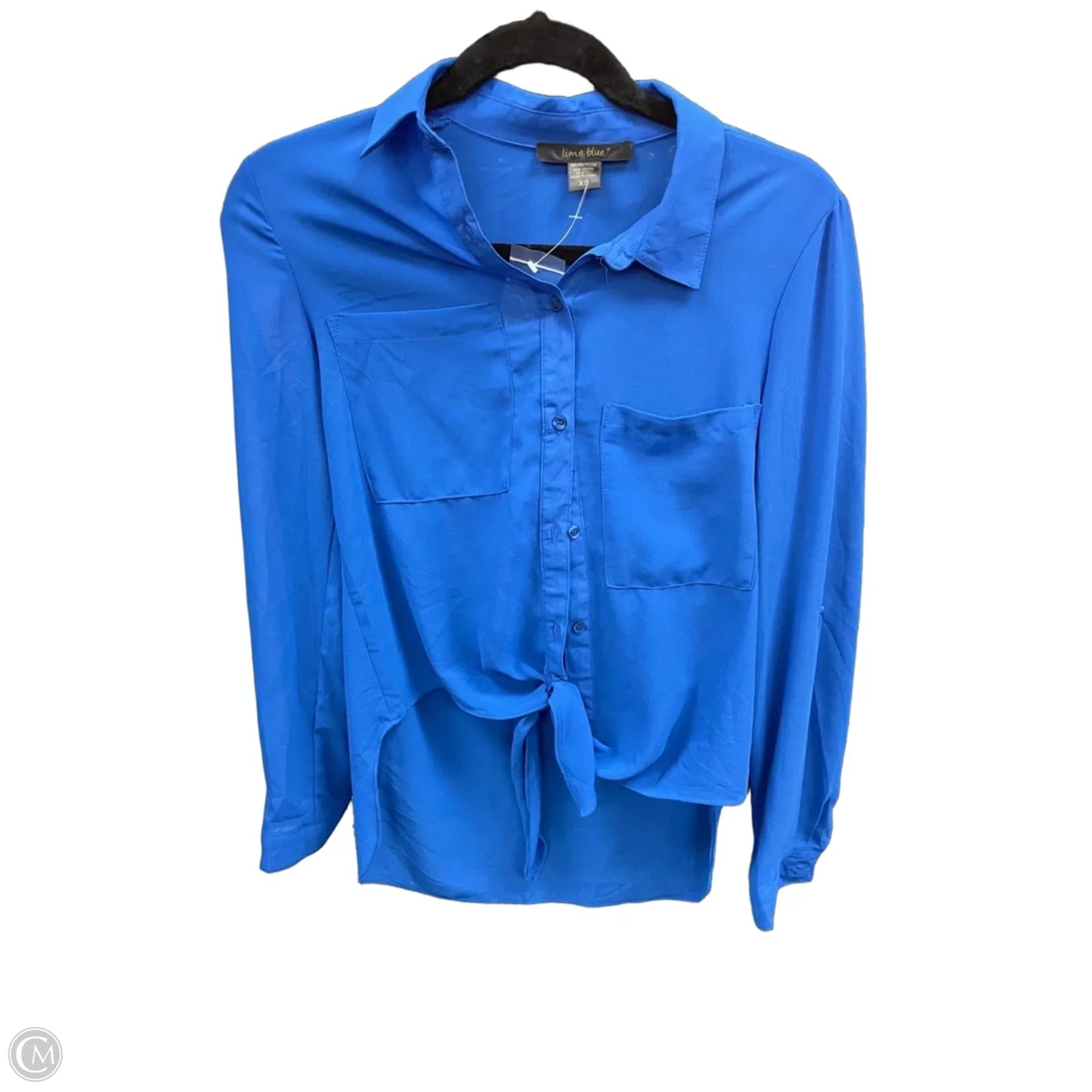 Top Long Sleeve By Clothes Mentor In Blue, Size: Xs