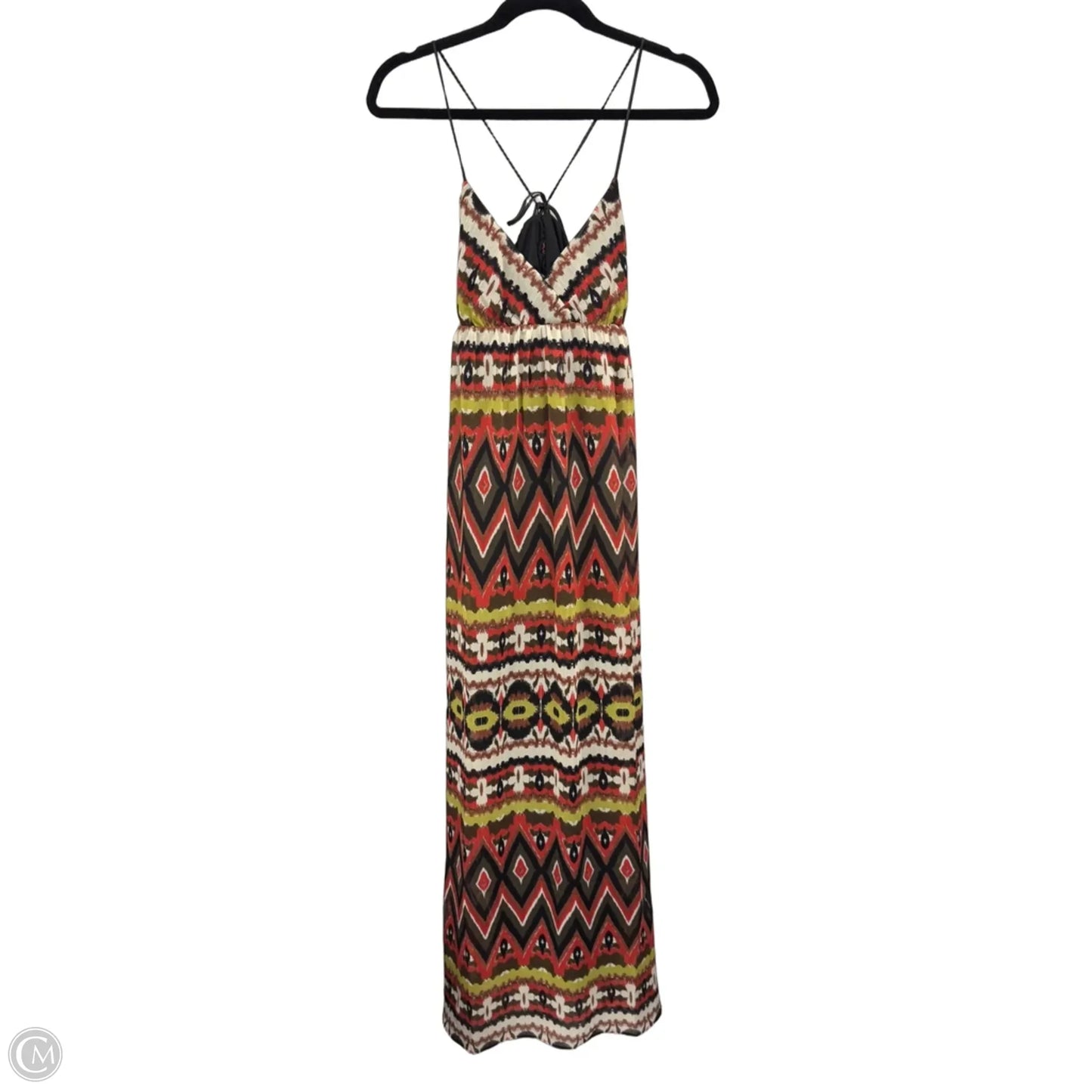 Dress Casual Maxi By Clothes Mentor In Brown & Red, Size: S