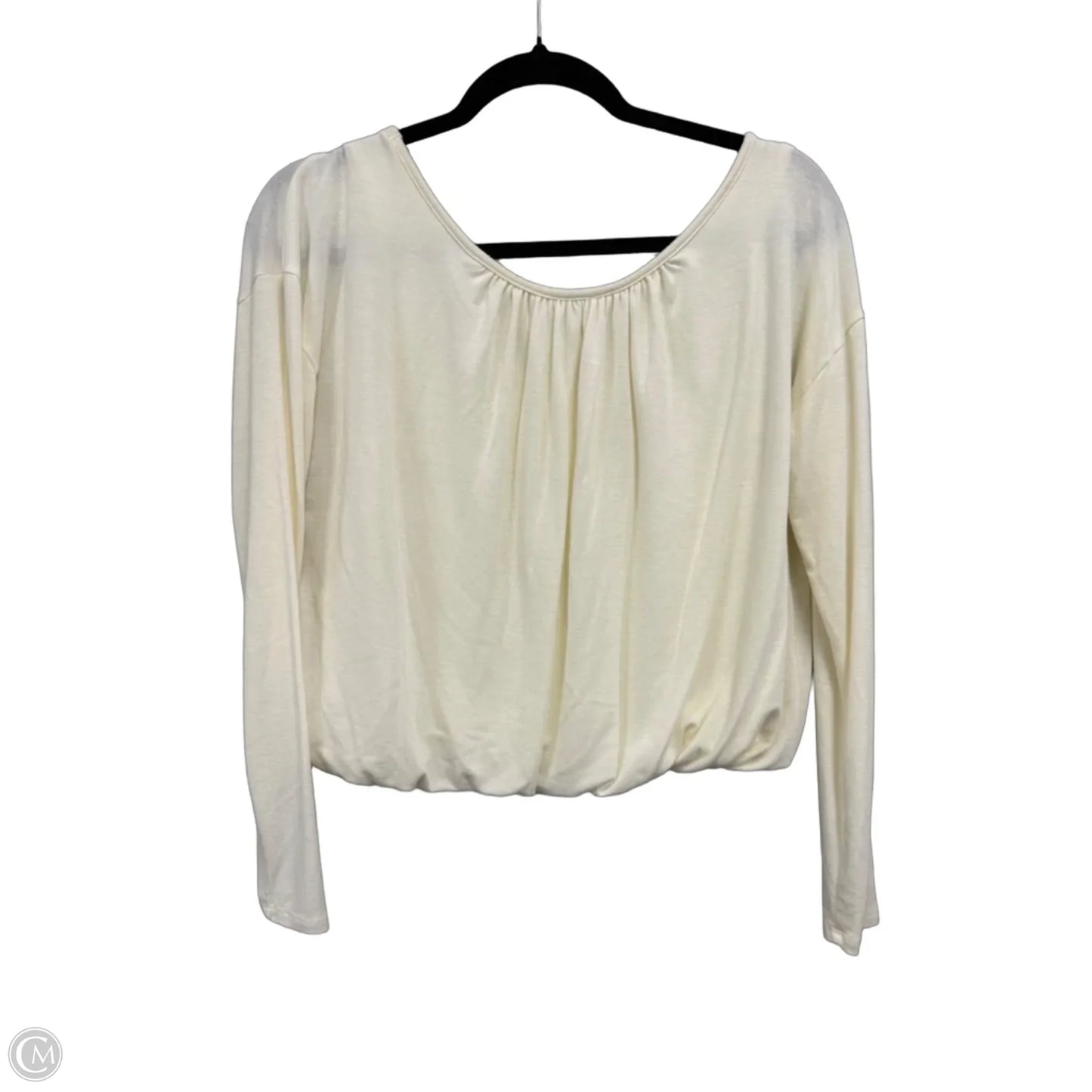 Top Long Sleeve By Maeve In Cream, Size: Xs