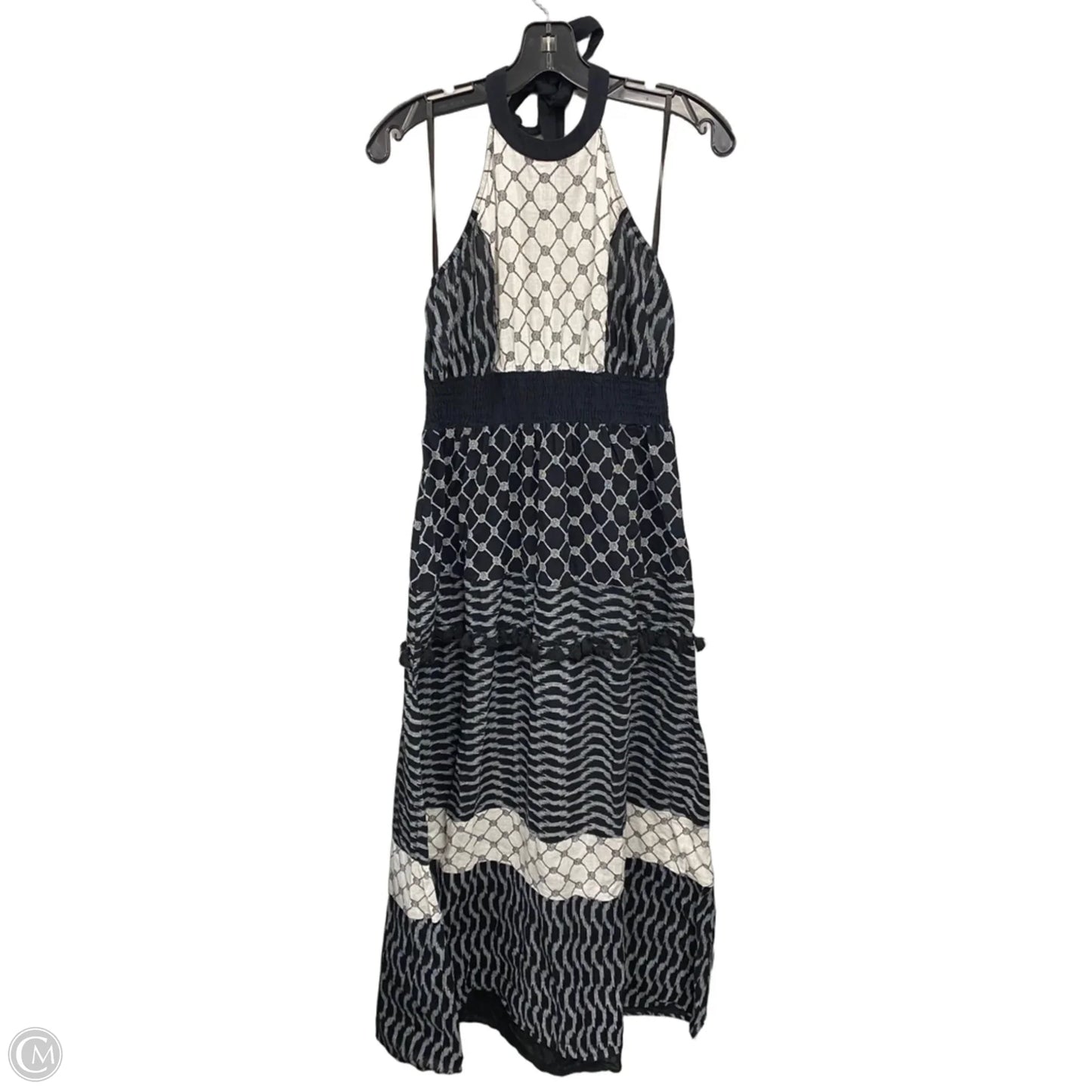 Dress Casual Maxi By New York And Co In Black & White, Size: M