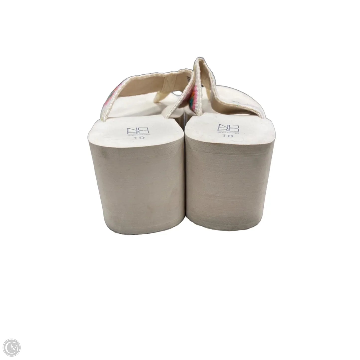 Sandals Heels Platform By No Boundaries In Tan, Size: 10