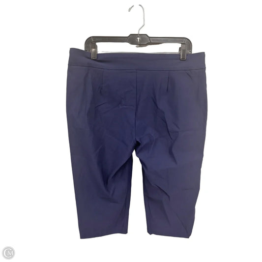 Pants Cropped By Lee In Navy, Size: 14