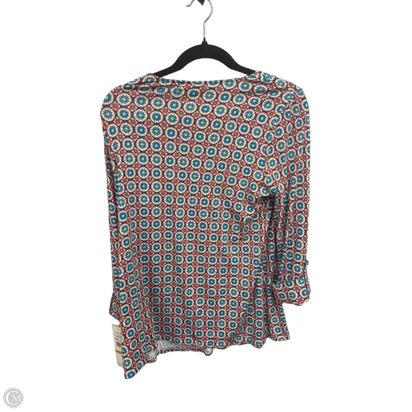 Top Long Sleeve By Ruby Rd In Blue & Red, Size: S