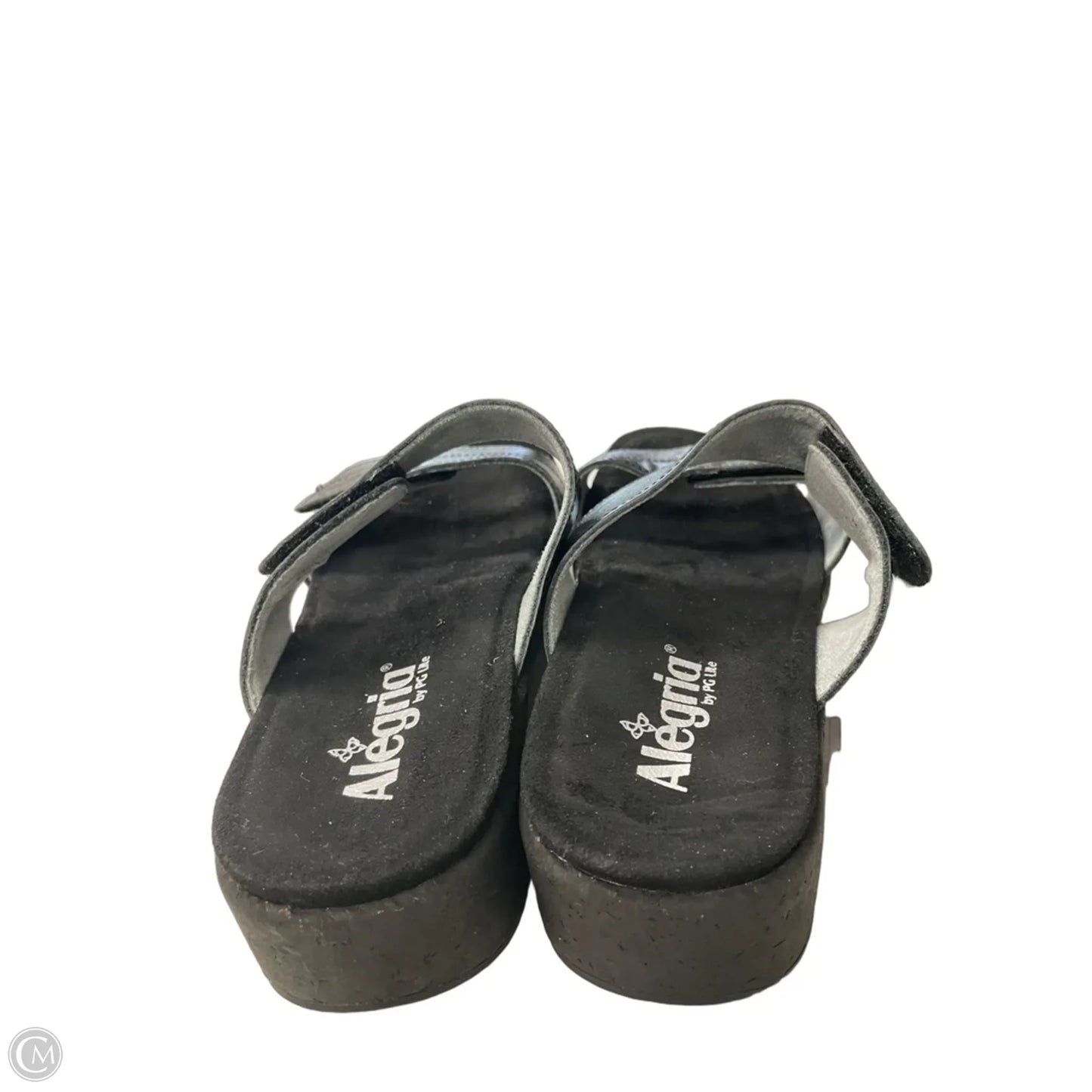 Sandals Heels Platform By Alegria In Black, Size: 8.5