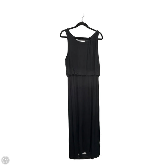 Dress Casual Maxi By Loft In Black, Size: L