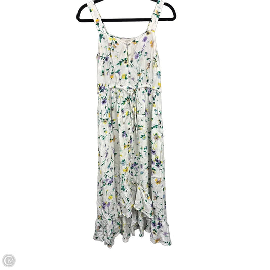 Dress Casual Maxi By Loft In Floral Print, Size: 2