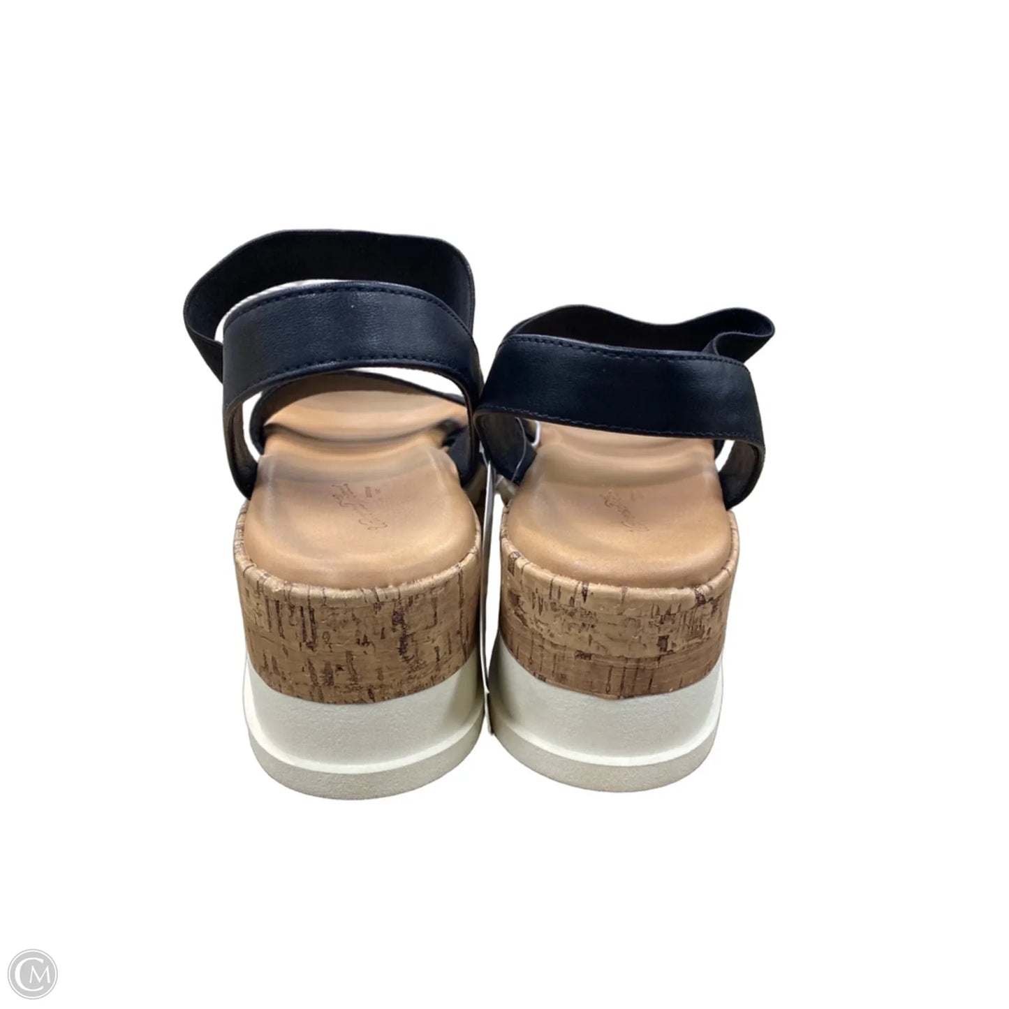 Sandals Heels Platform By Universal Thread In Black, Size: 8.5