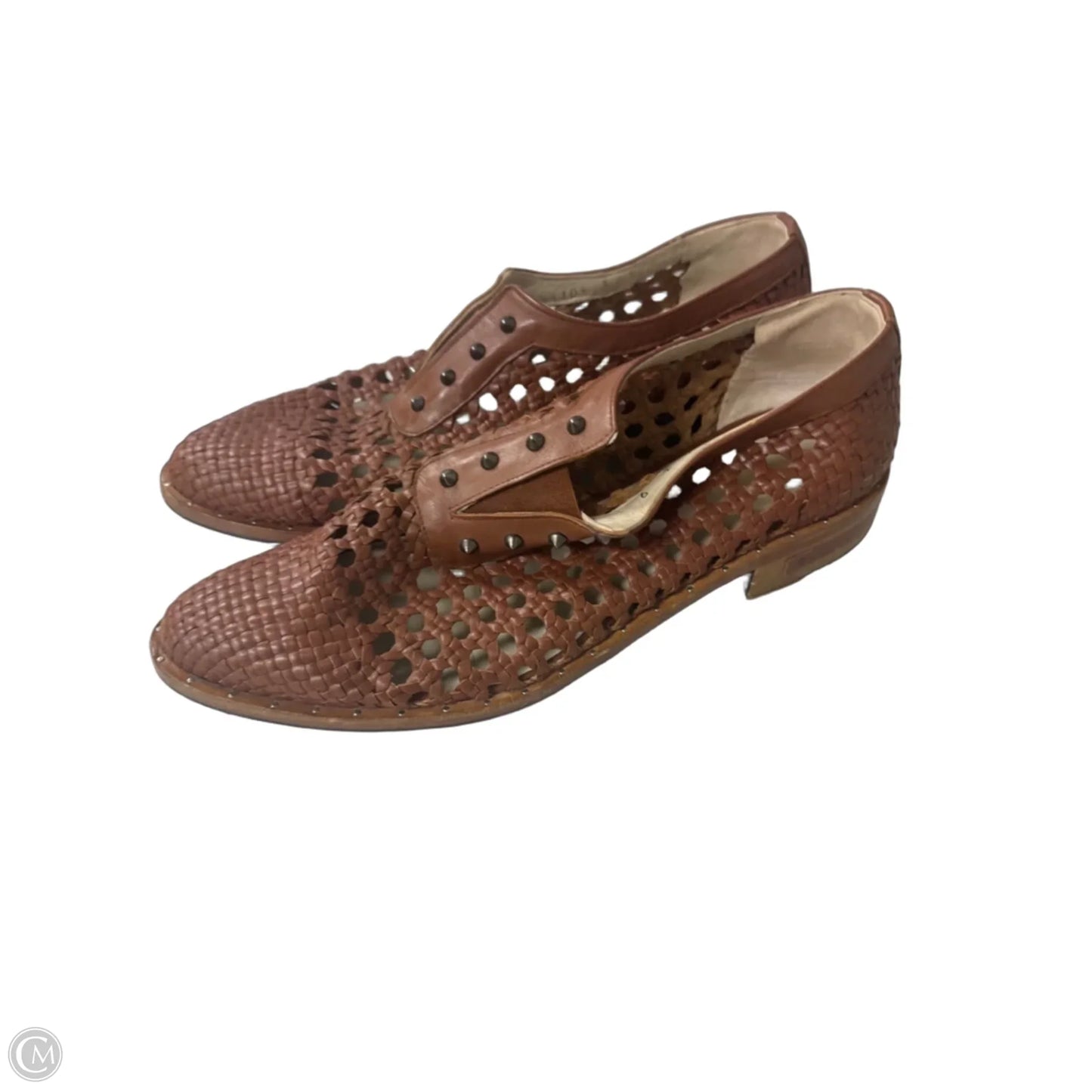 Shoes Heels Block By Clothes Mentor In Brown, Size: 9