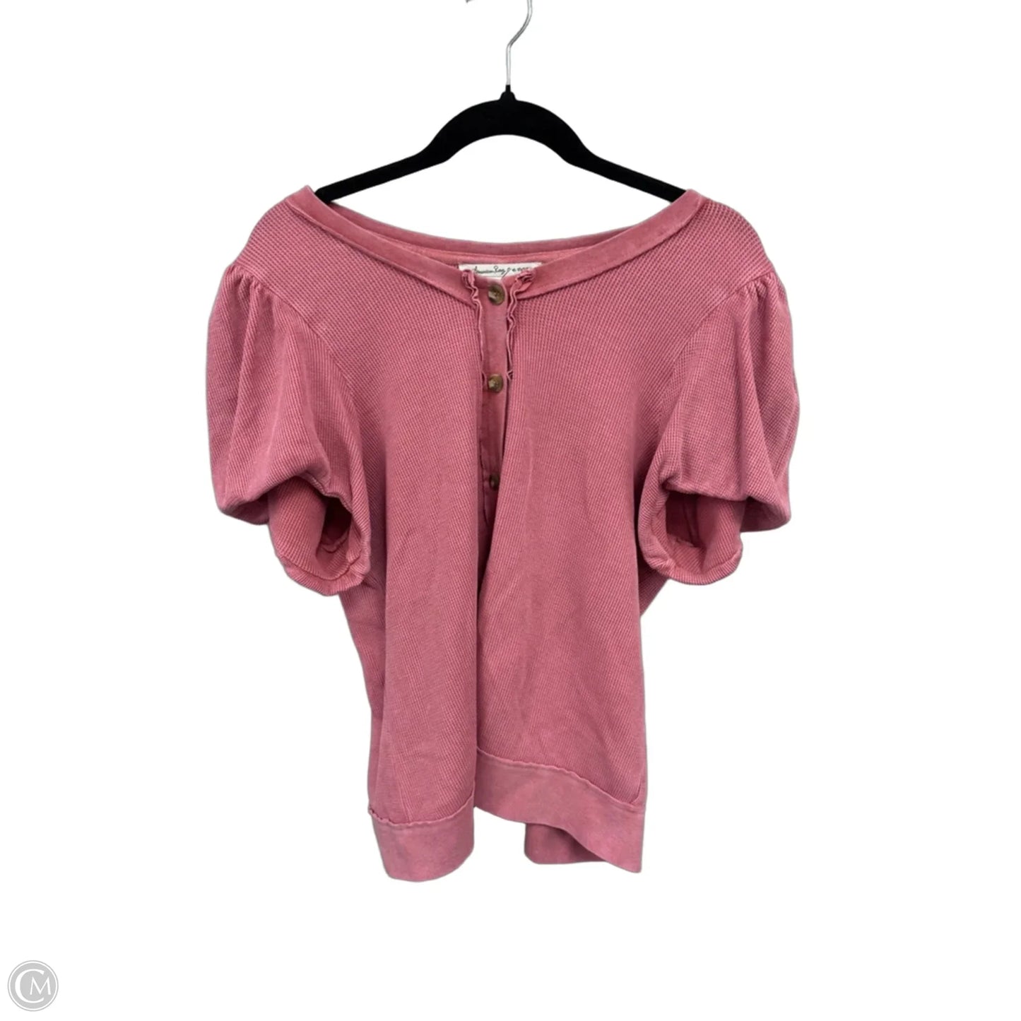 Top Short Sleeve By America Rag In Pink, Size: Xl