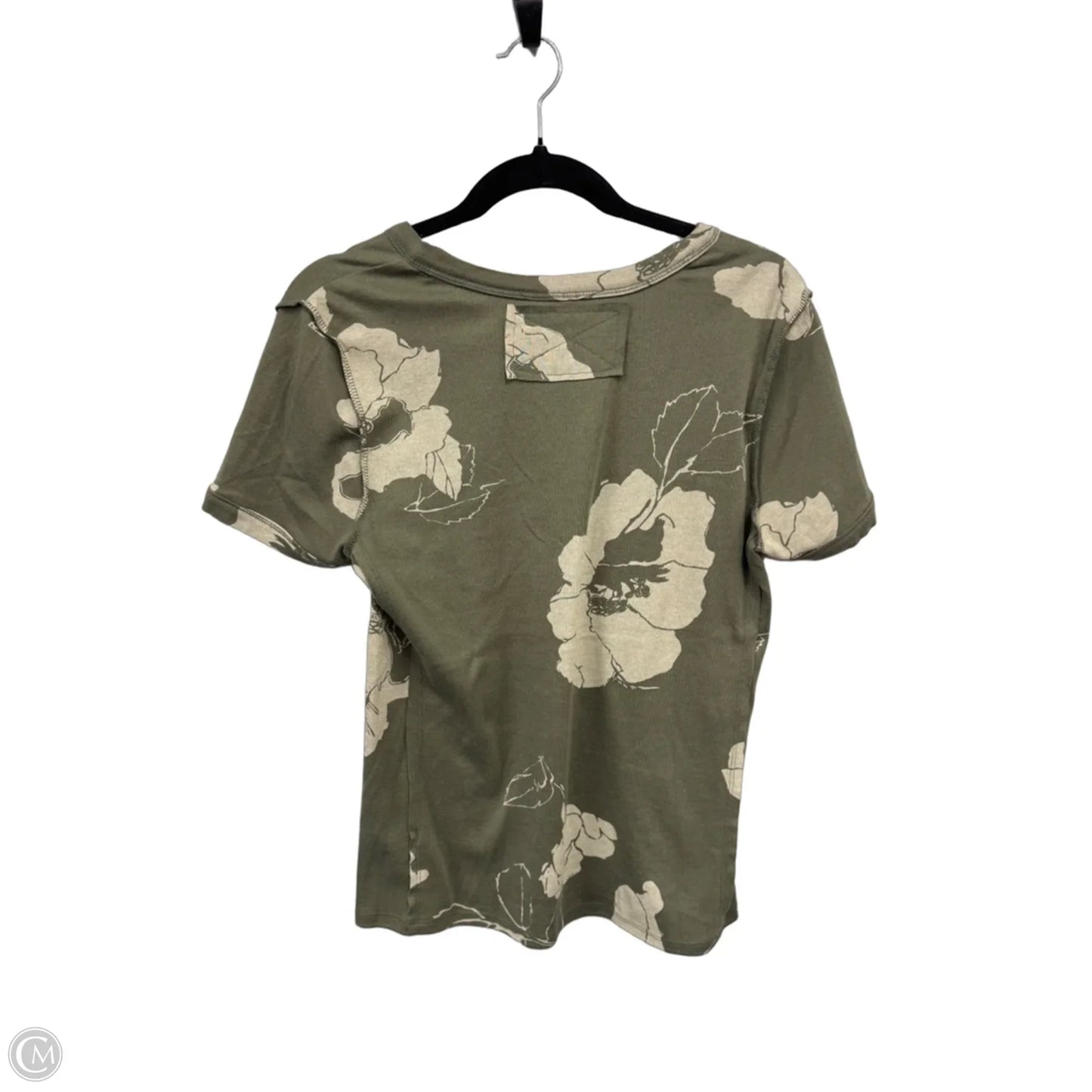 Top Short Sleeve By Cato In Green, Size: L