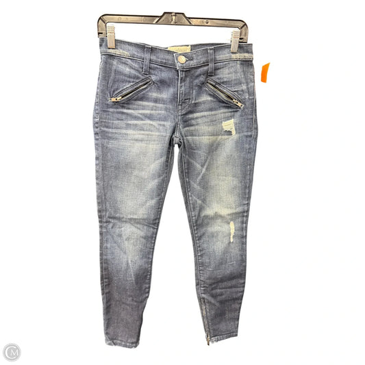 Jeans Skinny By Current Elliott In Blue Denim, Size: 2