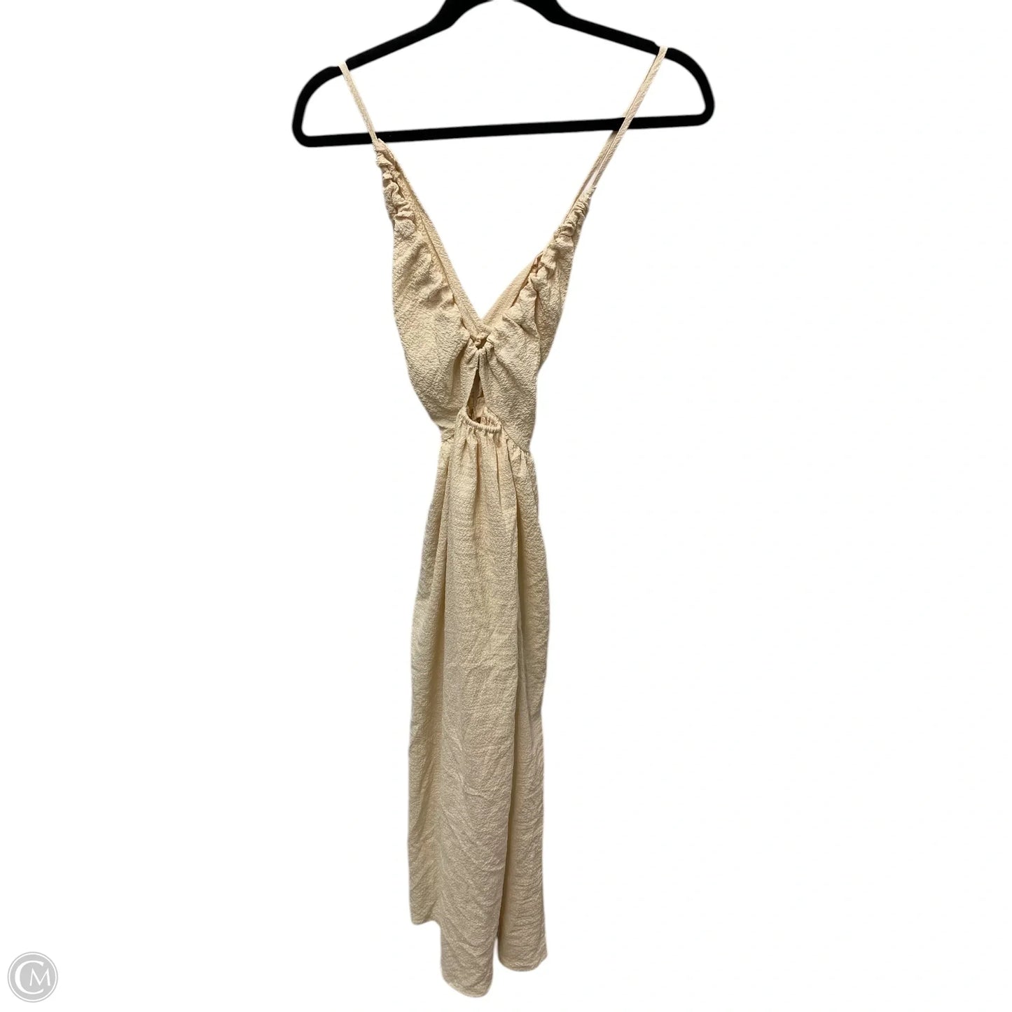 Dress Casual Maxi By Commense In Cream, Size: S