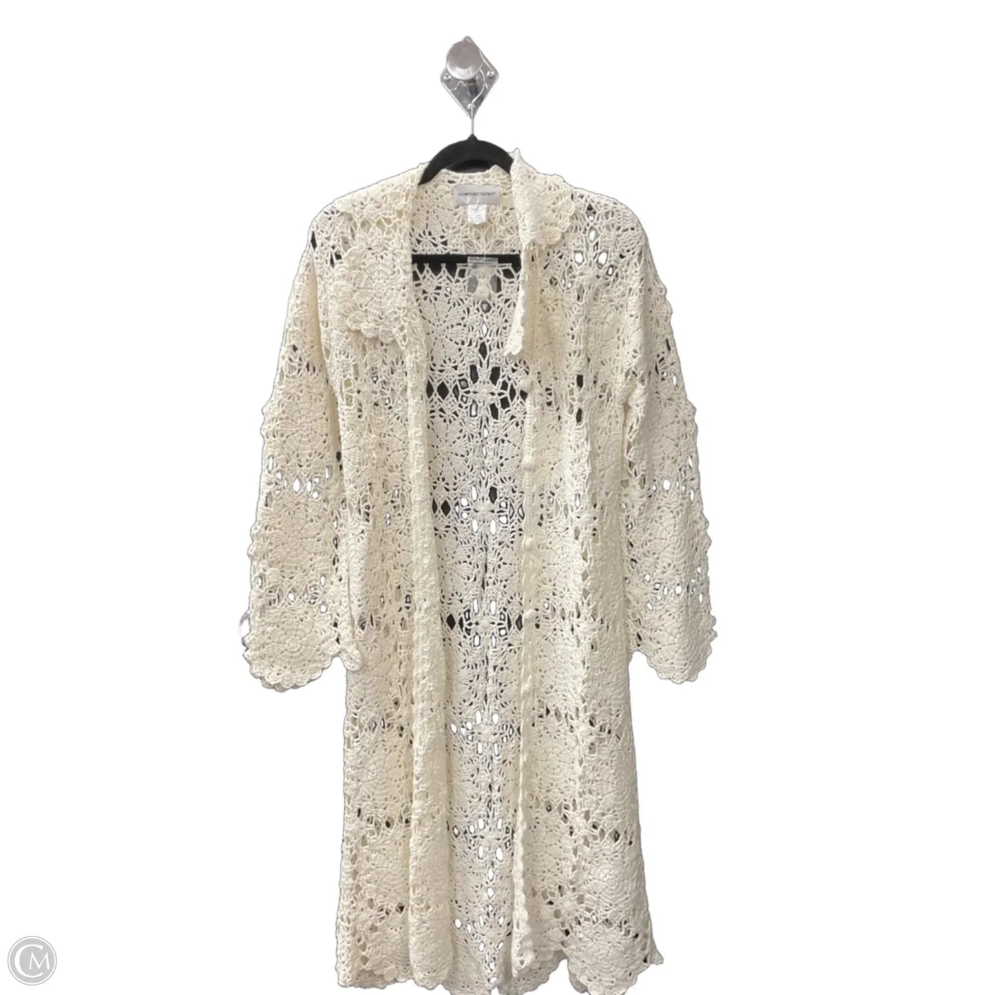 Cardigan By Newport News In Cream, Size: S