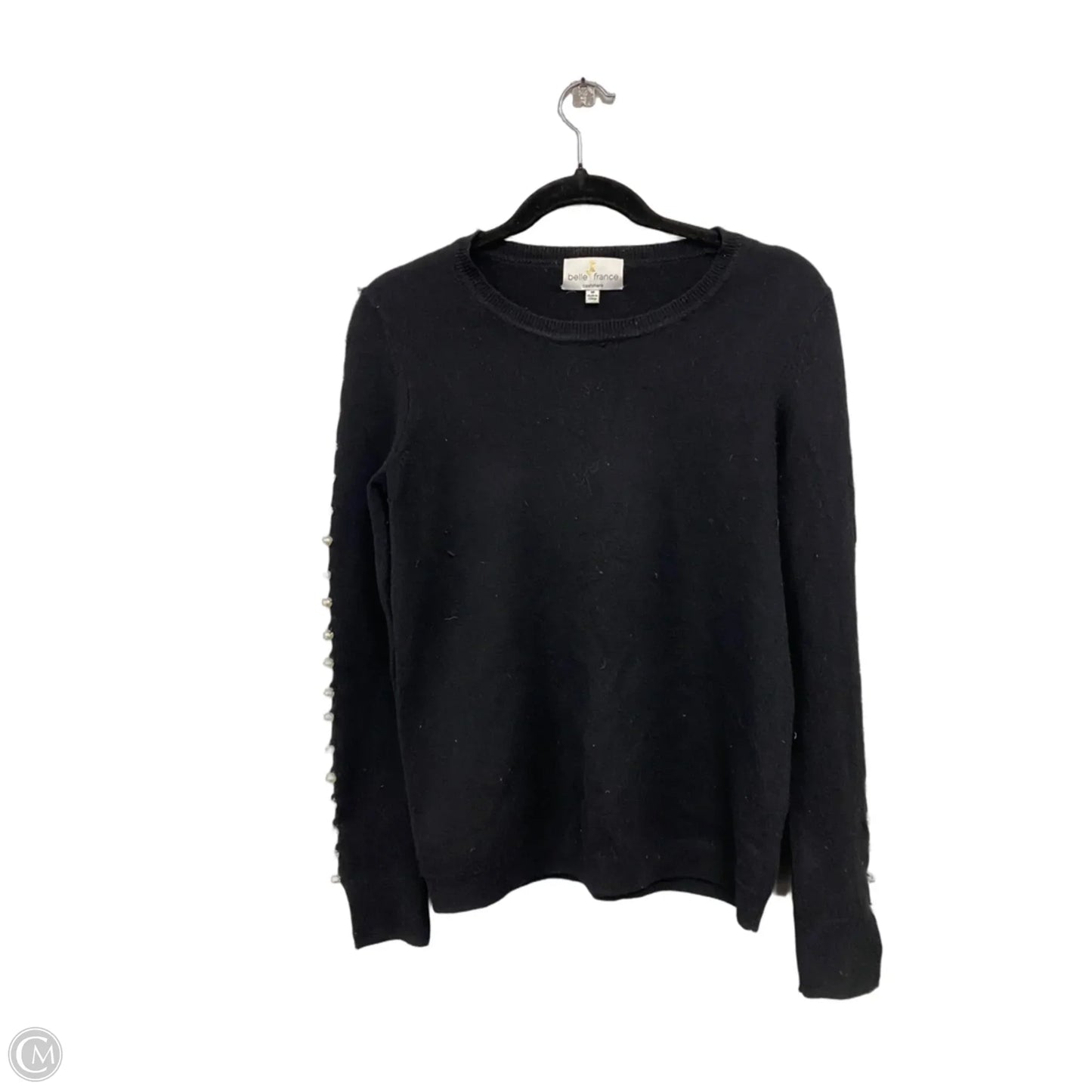 Sweater Cashmere By Clothes Mentor In Black, Size: M