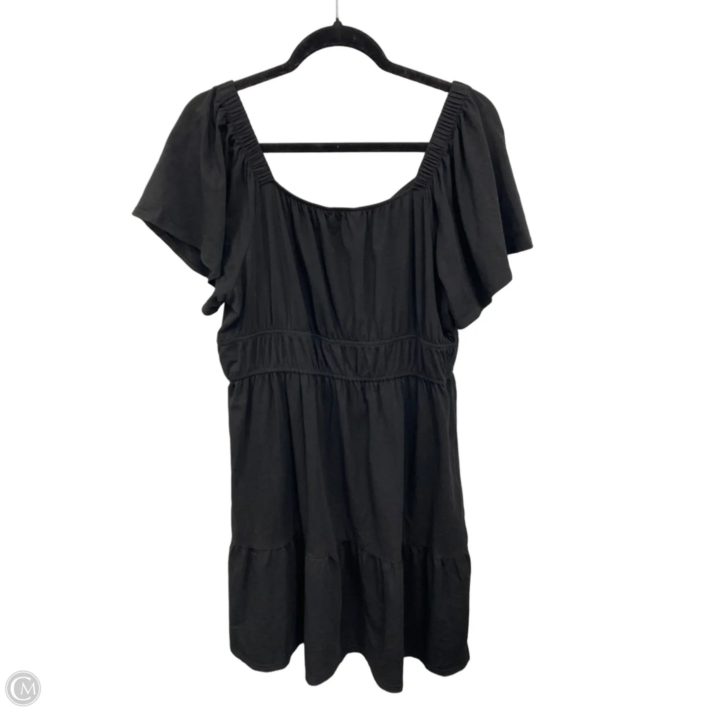 Dress Casual Short By Terra & Sky In Black, Size: 0x