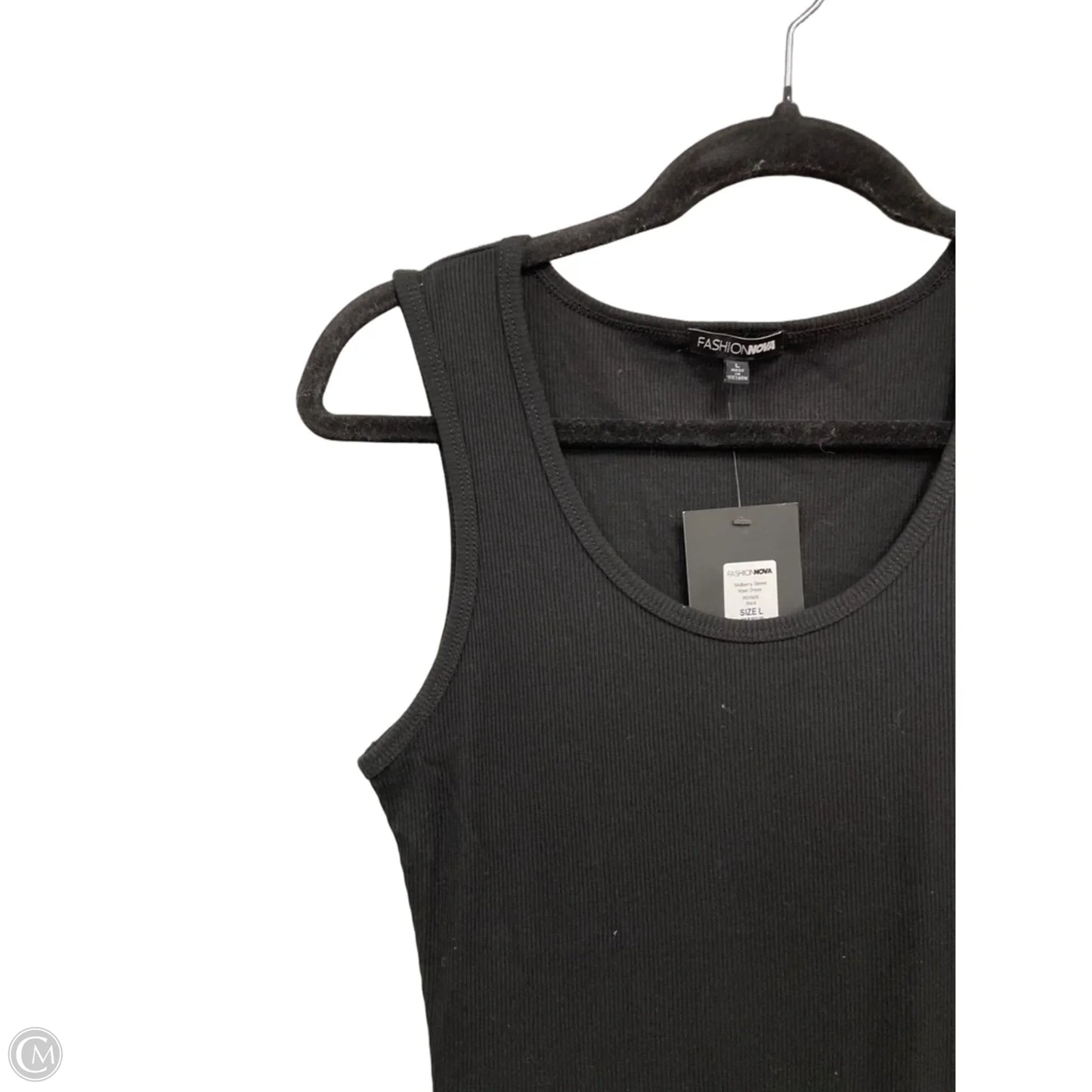 Dress Casual Maxi By Fashion Nova In Black, Size: L
