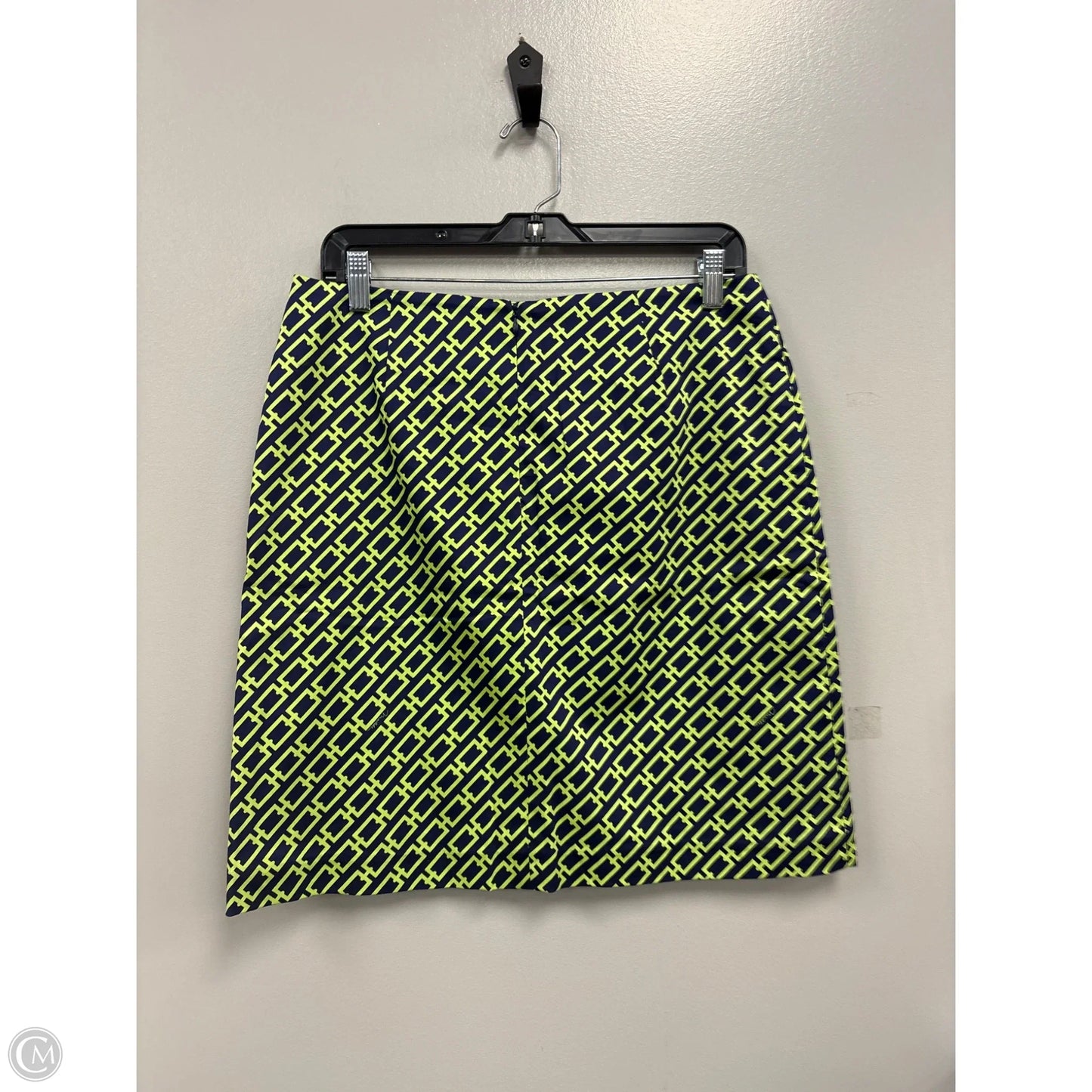 Skirt Midi By Clothes Mentor In Blue & Green, Size: 4