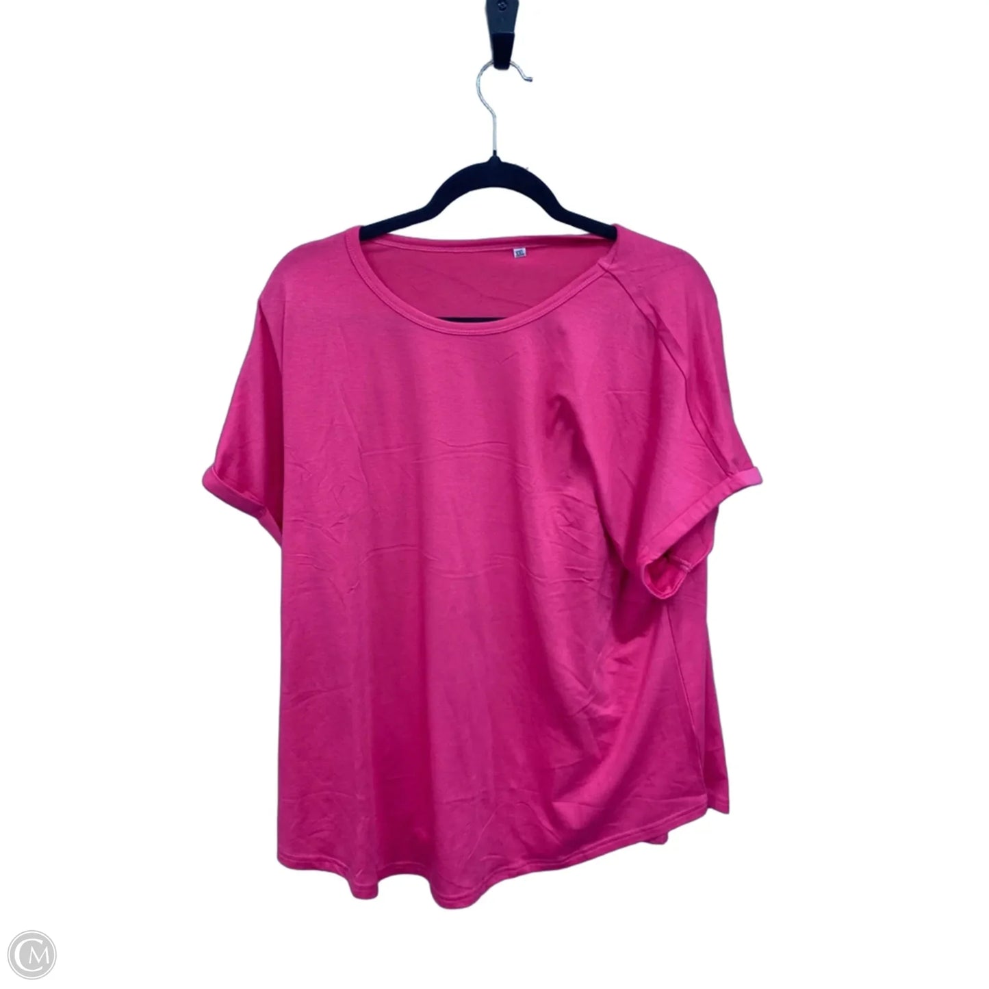 Top Short Sleeve By Clothes Mentor In Pink, Size: Xxl