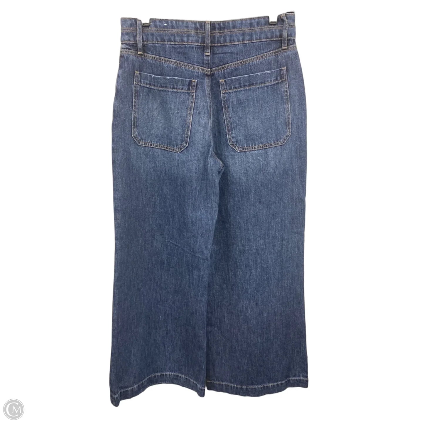 Jeans Wide Leg By Loft In Blue Denim, Size: 4