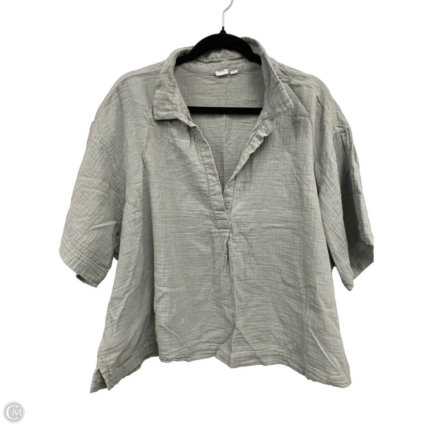 Top Short Sleeve By Gap In Green, Size: Xxl