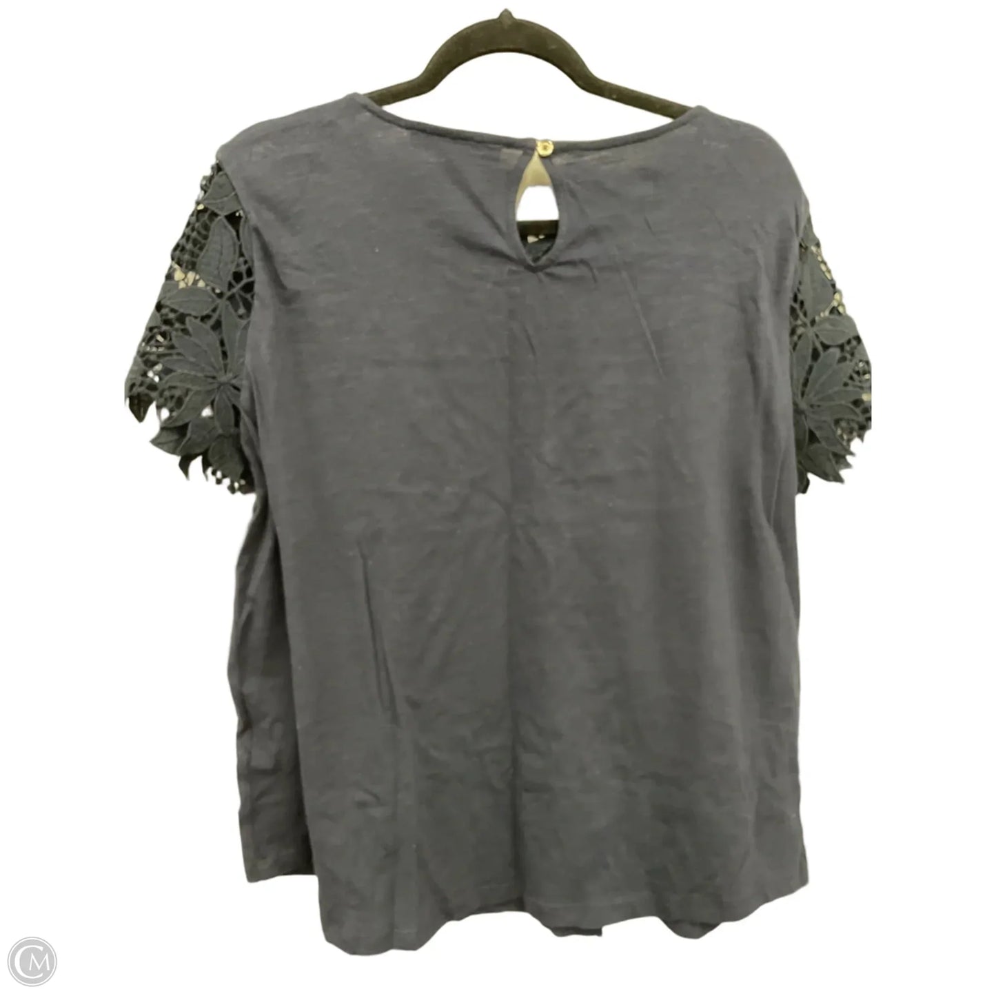 Top Short Sleeve By Tommy Hilfiger In Blue, Size: Xl