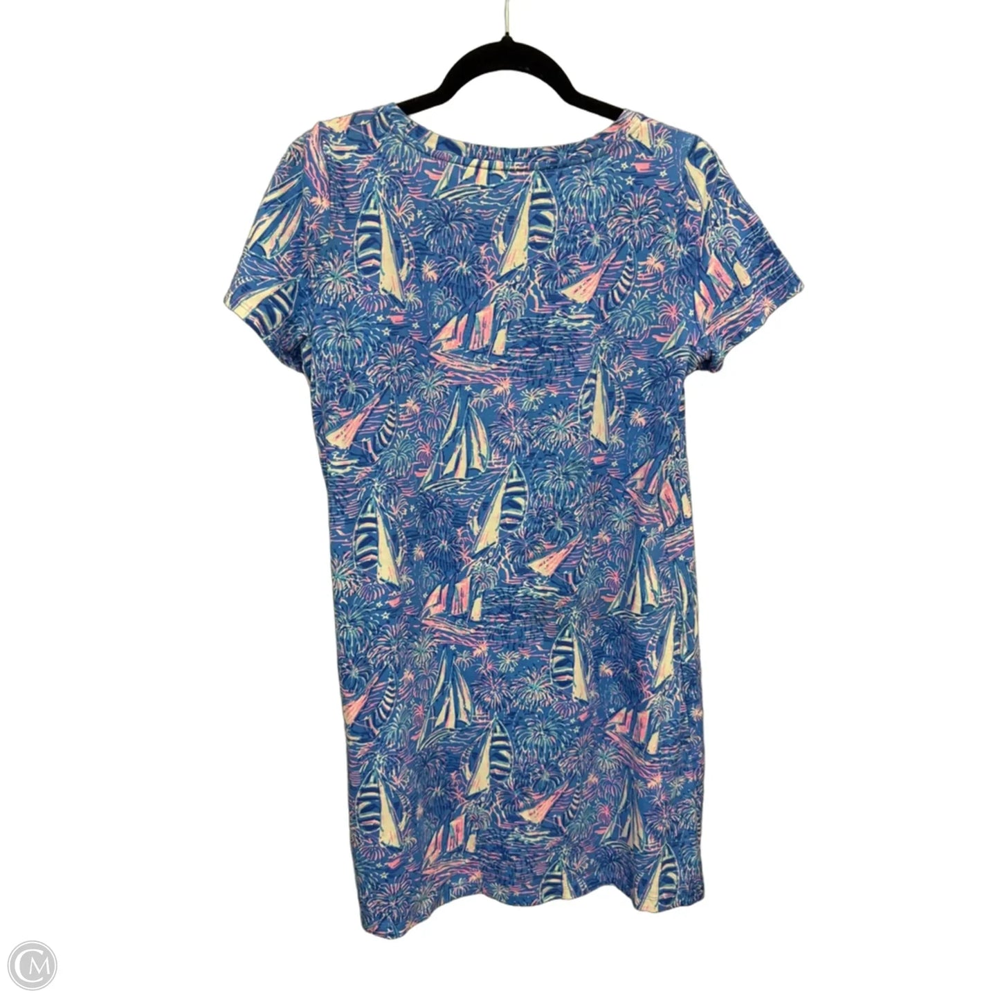 Dress Designer By Lilly Pulitzer In Blue & Pink, Size: S