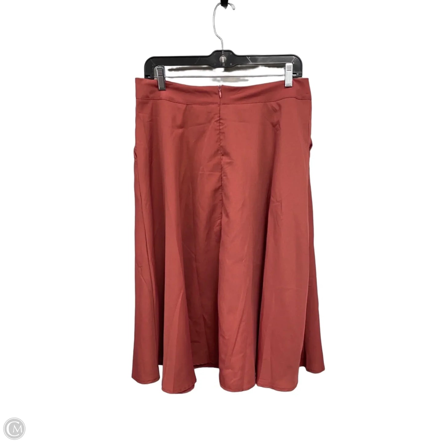 Skirt Midi By Shein In Red, Size: L