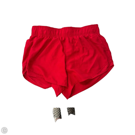 Athletic Shorts By Athletic Works In Red, Size: M