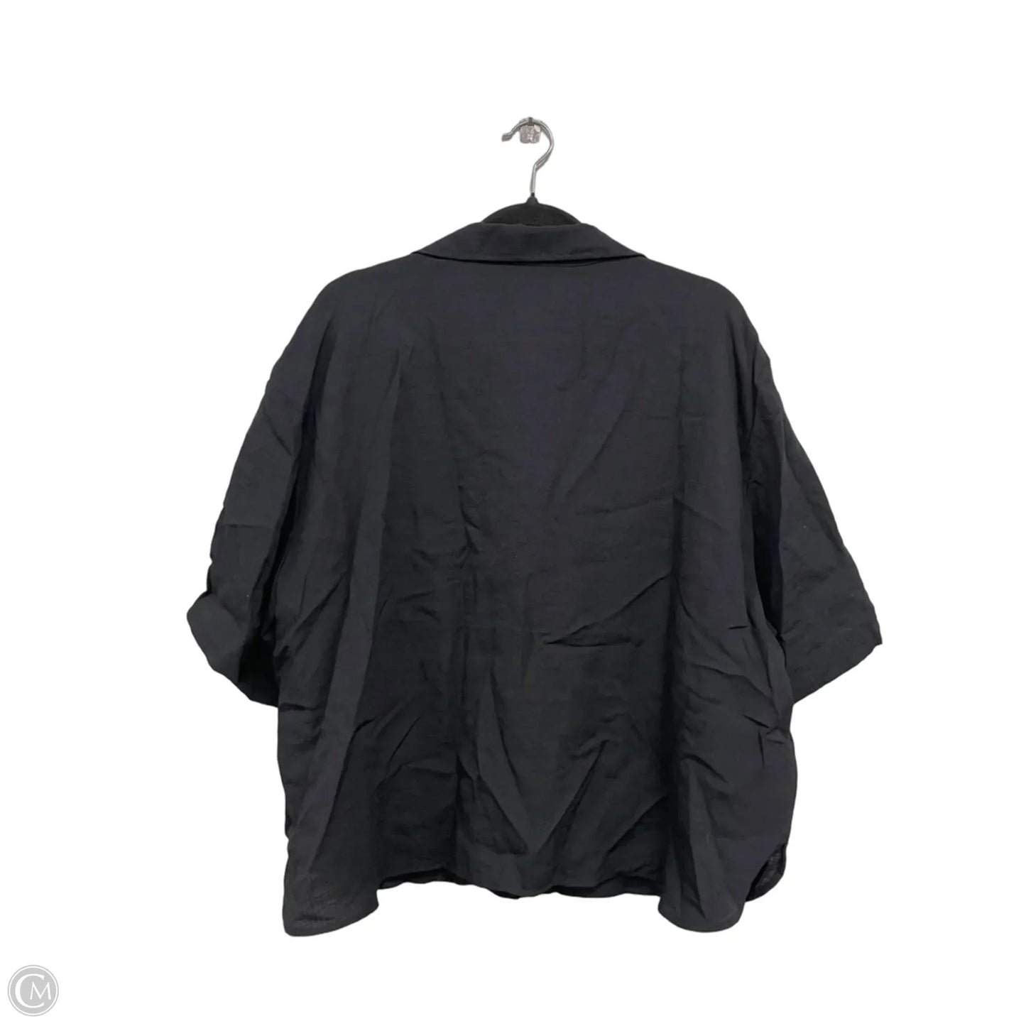 Top Short Sleeve By H&m In Black, Size: Xl