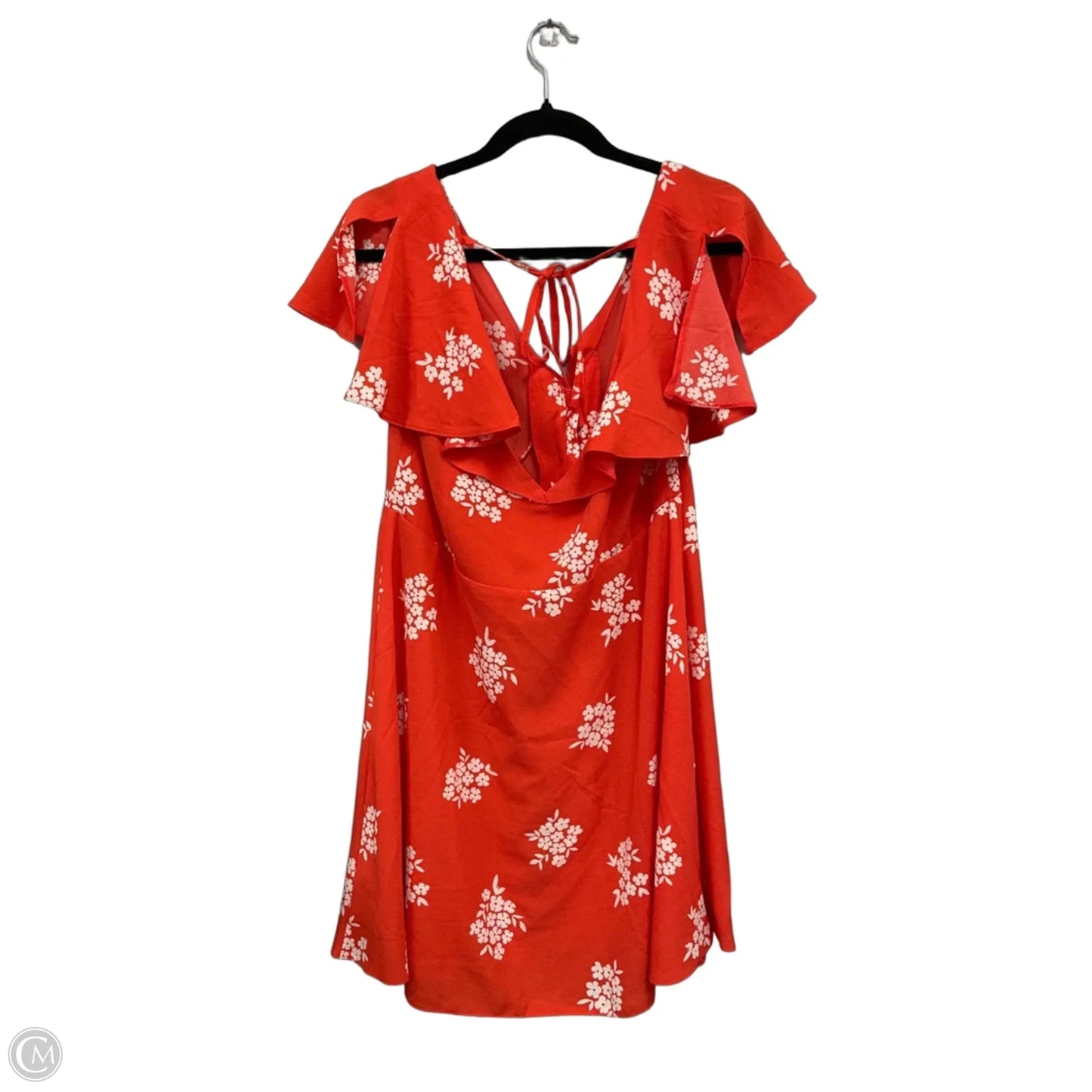 Dress Casual Short By Asos In Red, Size: M