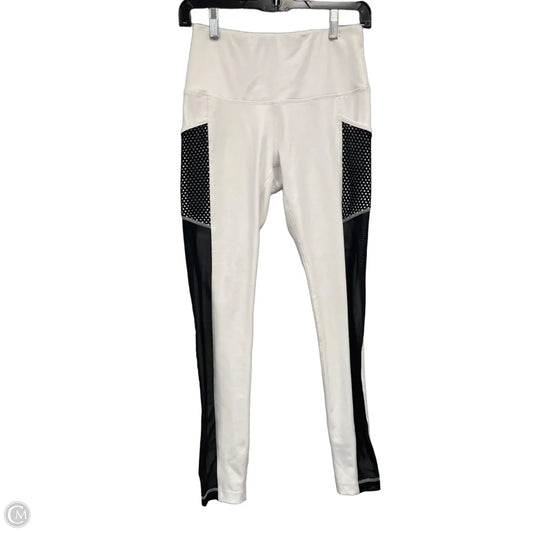 Athletic Leggings By 90 Degrees By Reflex In Black & White, Size: S