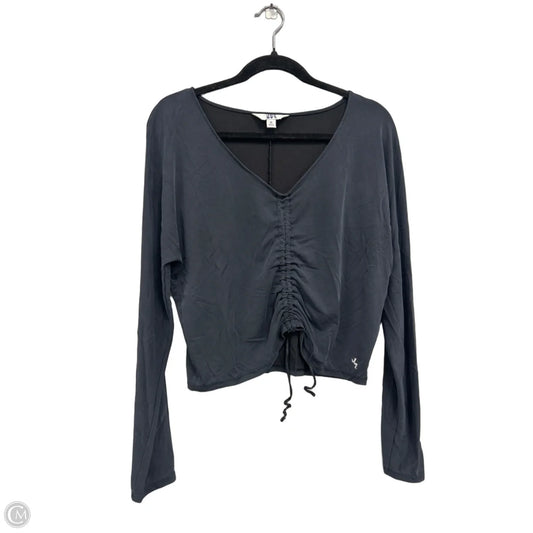 Athletic Top Long Sleeve Crewneck By Joy Lab In Grey, Size: M