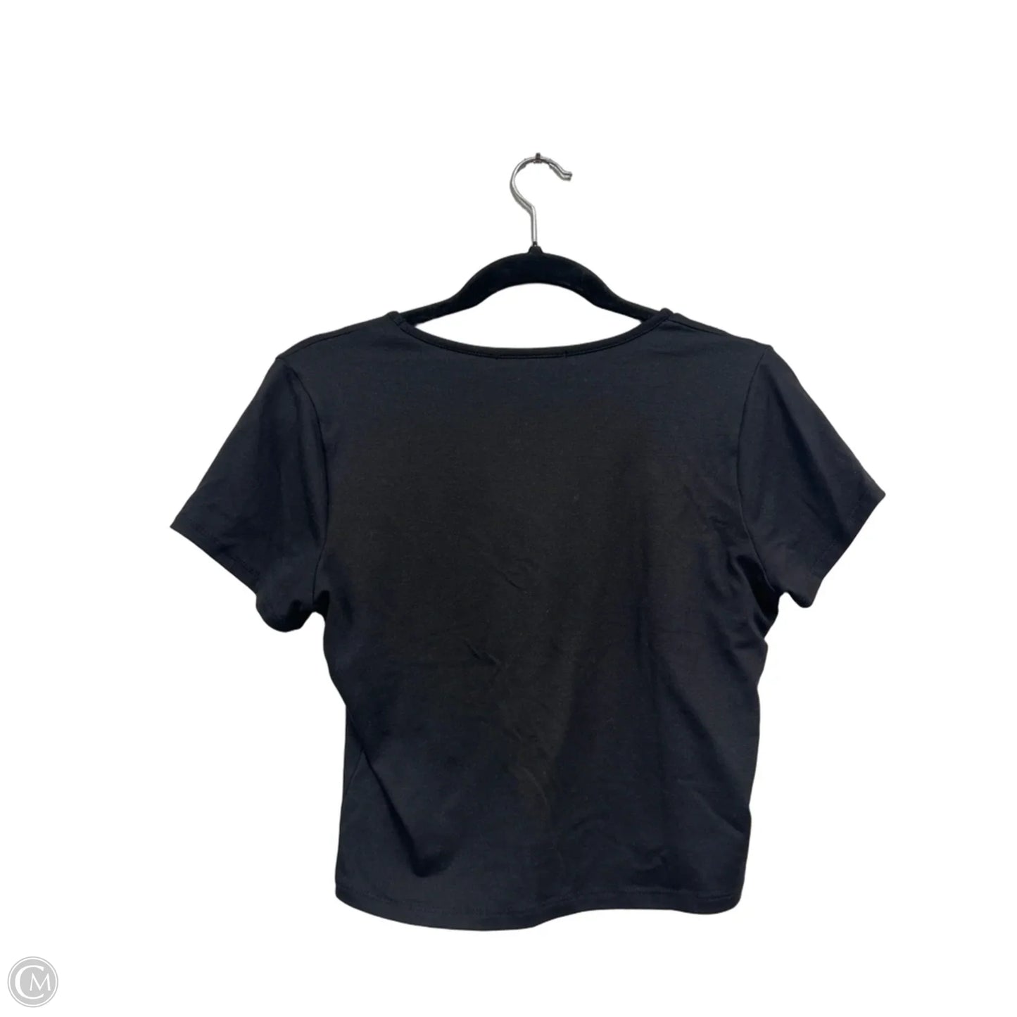 Top Short Sleeve Basic By Gaze In Black, Size: M