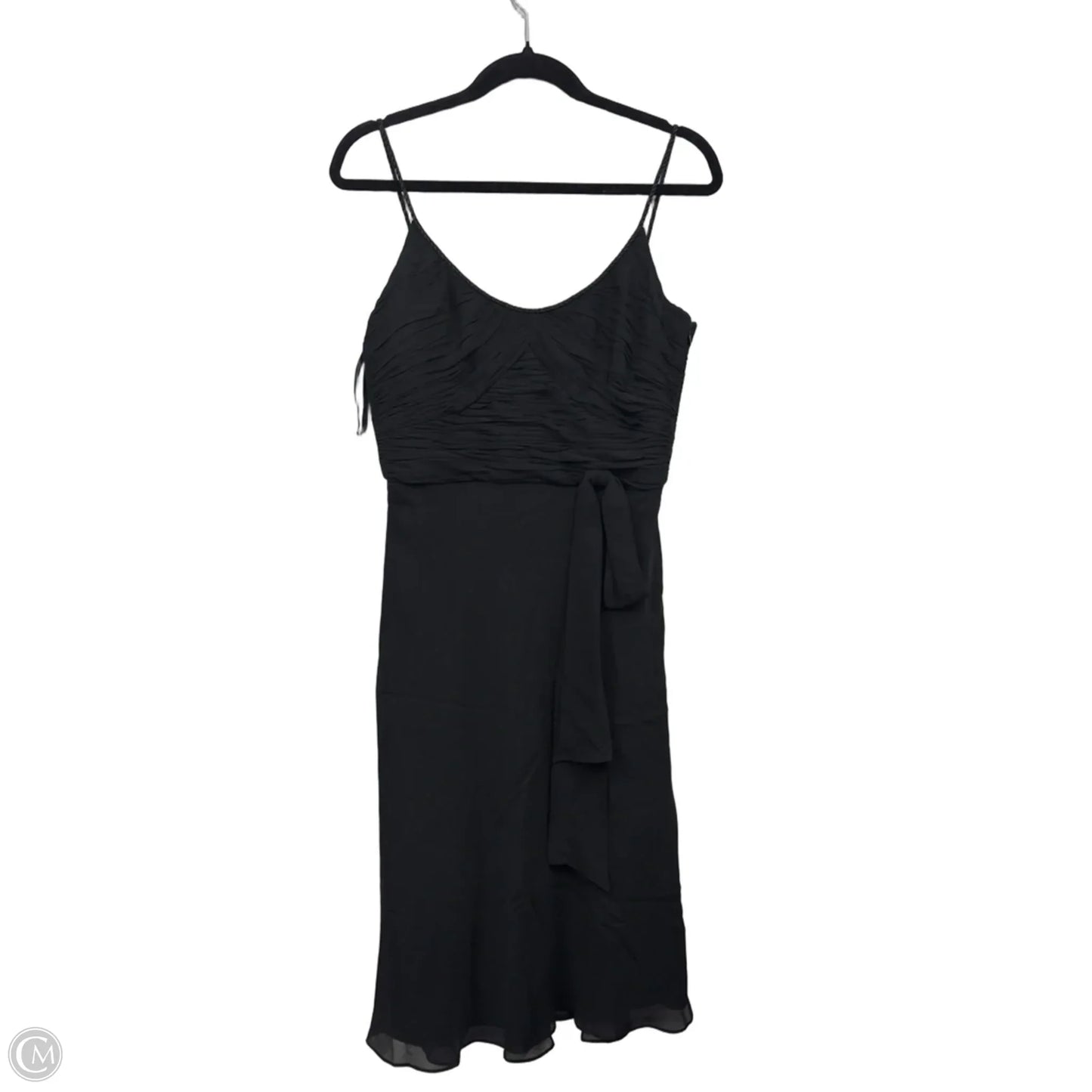Dress Casual Midi By Ann Taylor In Black, Size: 6