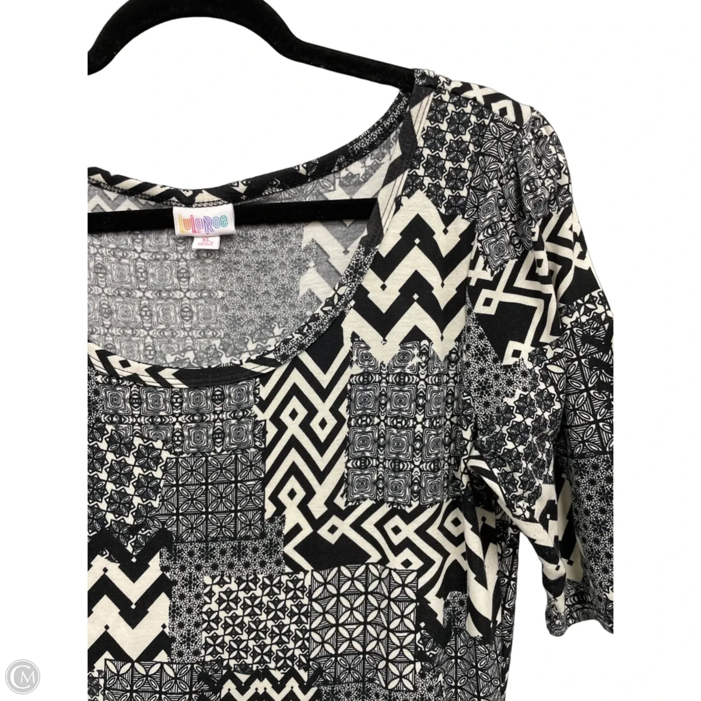 Dress Casual Maxi By Lularoe In Black & White, Size: Xl