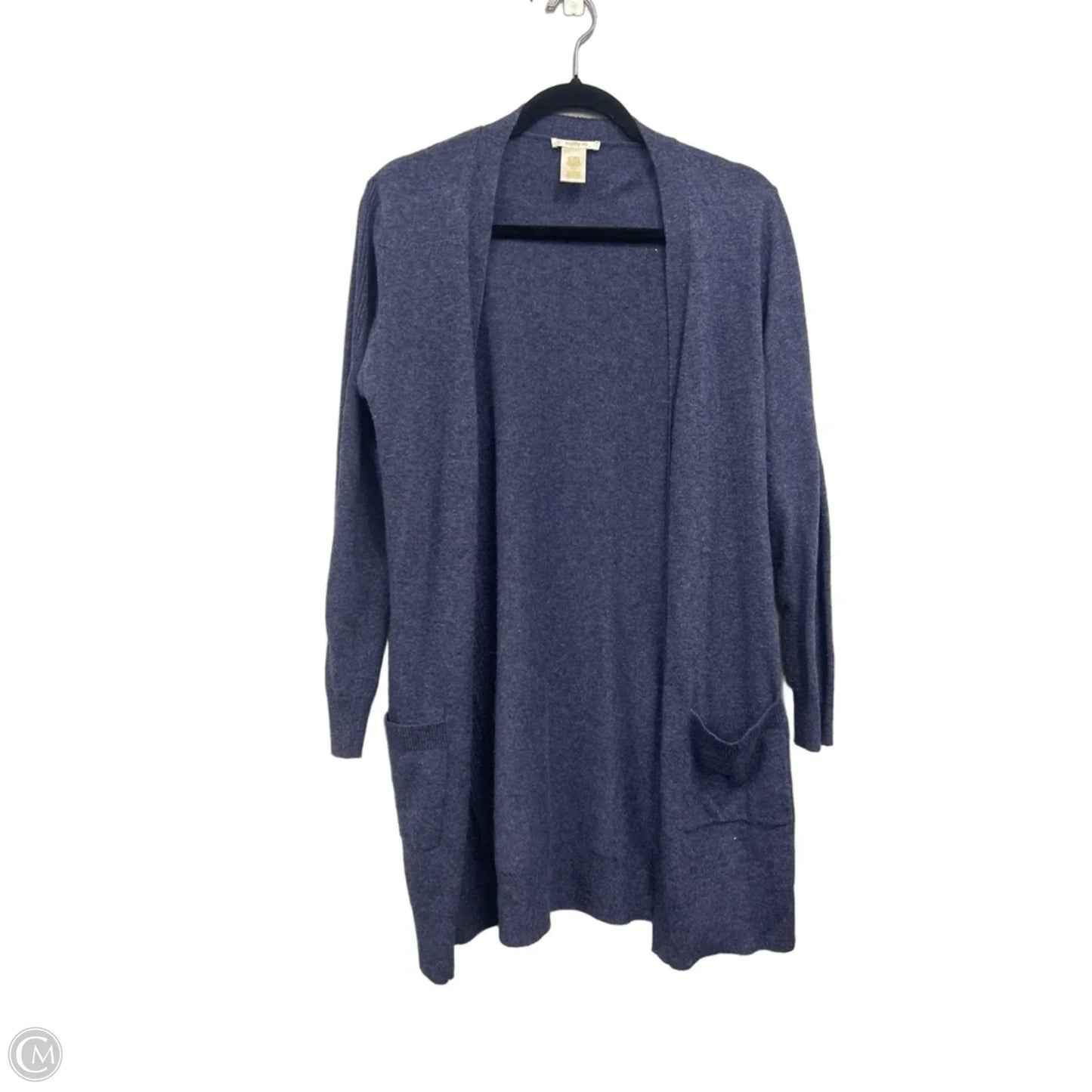 Sweater Cardigan By Matty M In Blue, Size: S